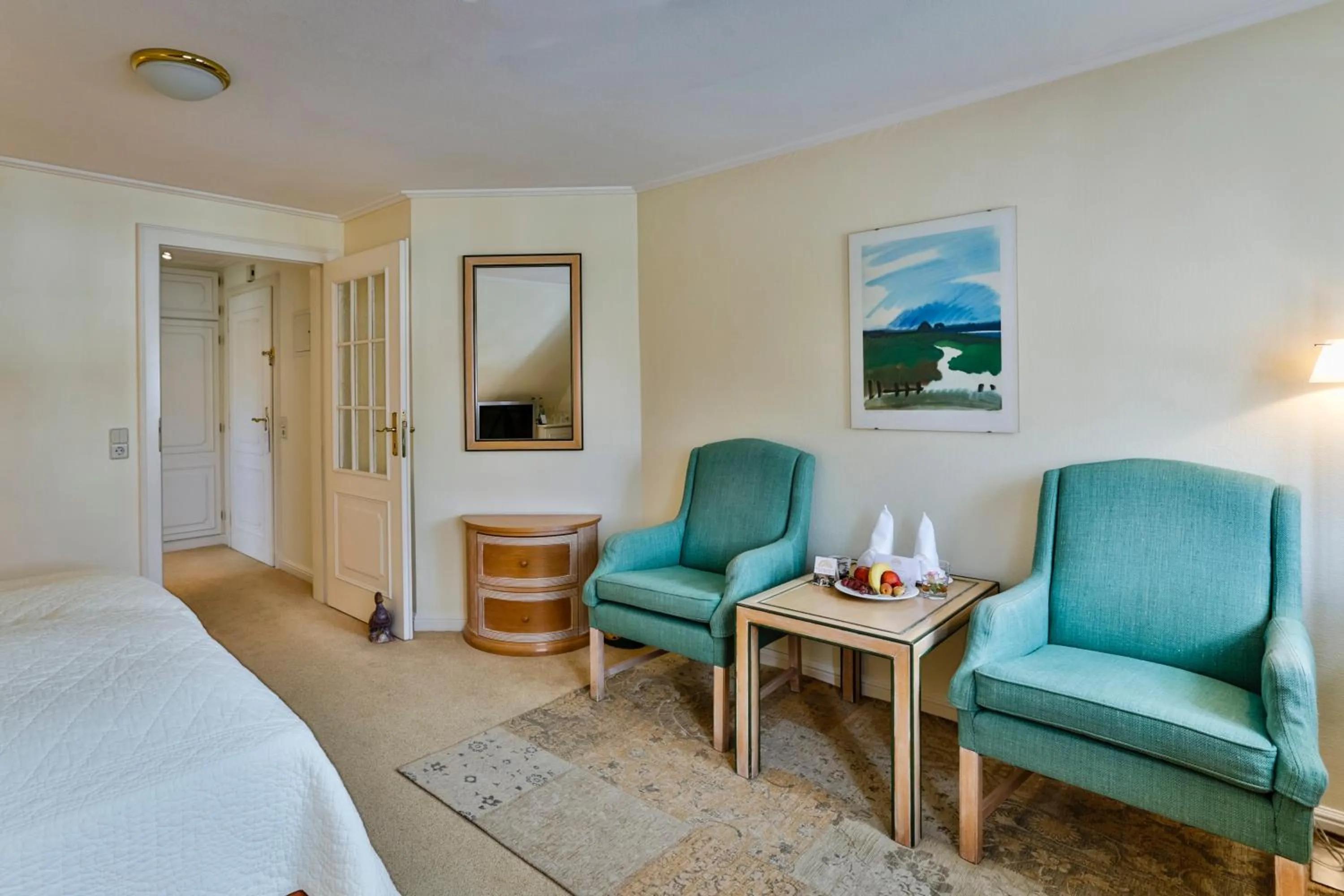 Bedroom, Bed in Hotel und Restaurant Jörg Müller