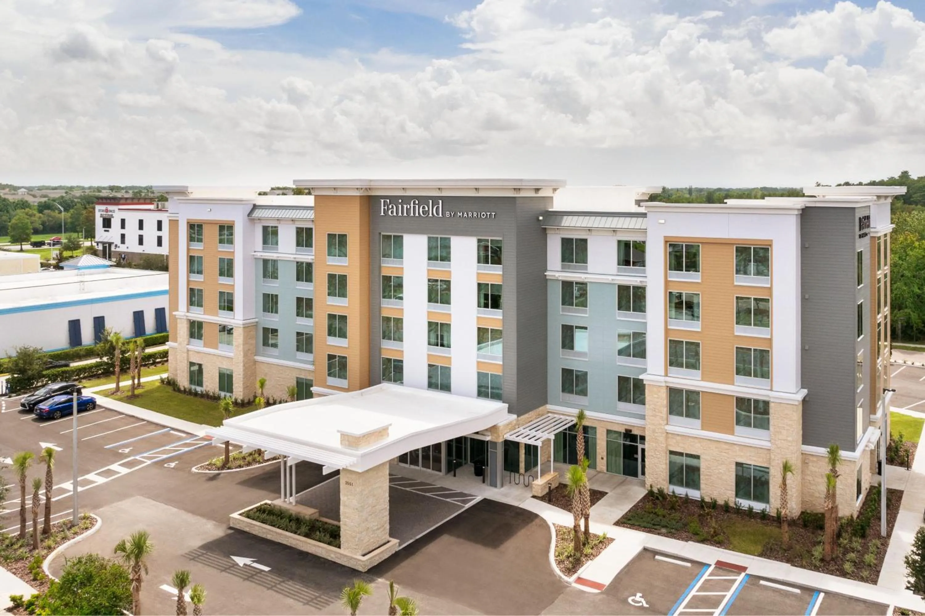 Property building in Fairfield by Marriott Inn & Suites Orlando at Millenia