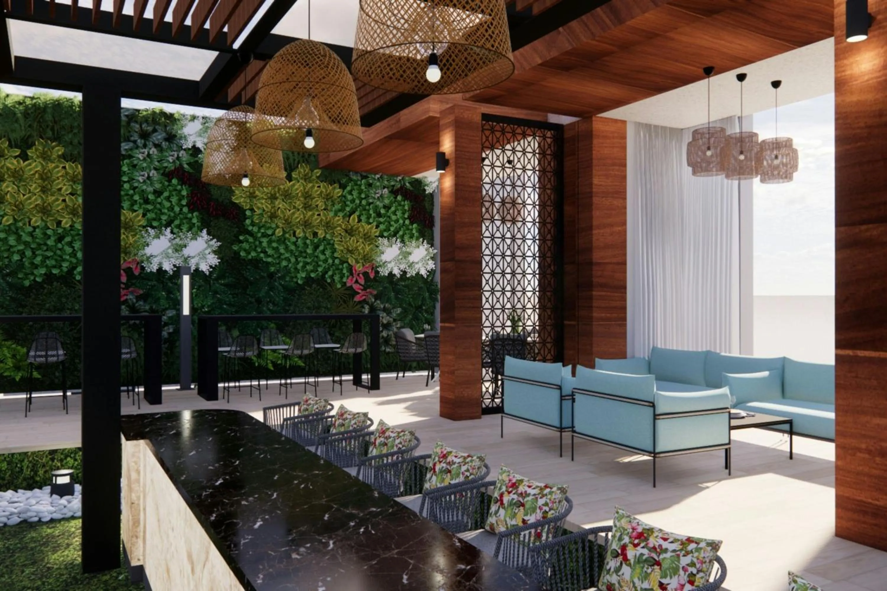 Lounge or bar in JW Marriott Hotel Nairobi