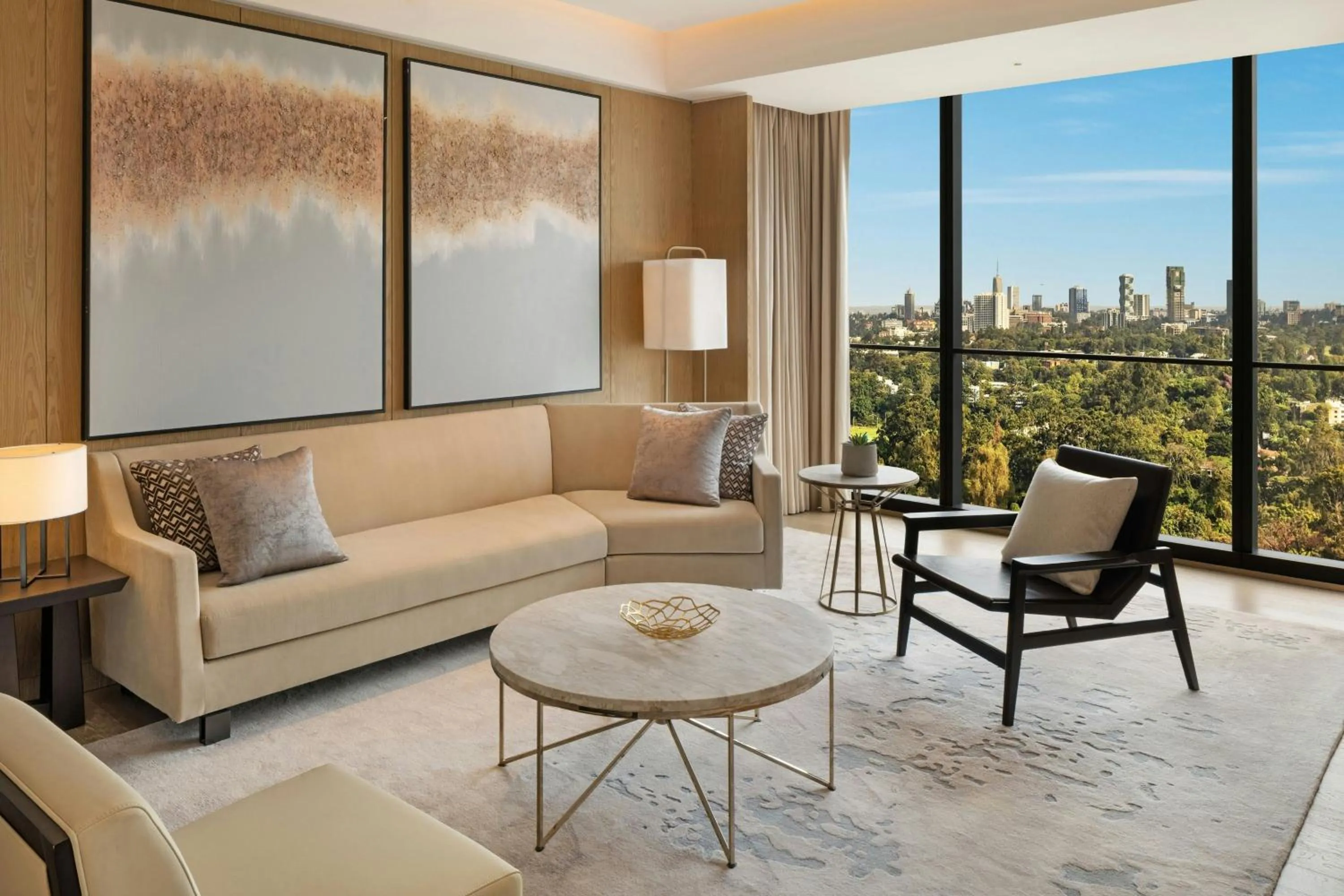 Living room in JW Marriott Hotel Nairobi