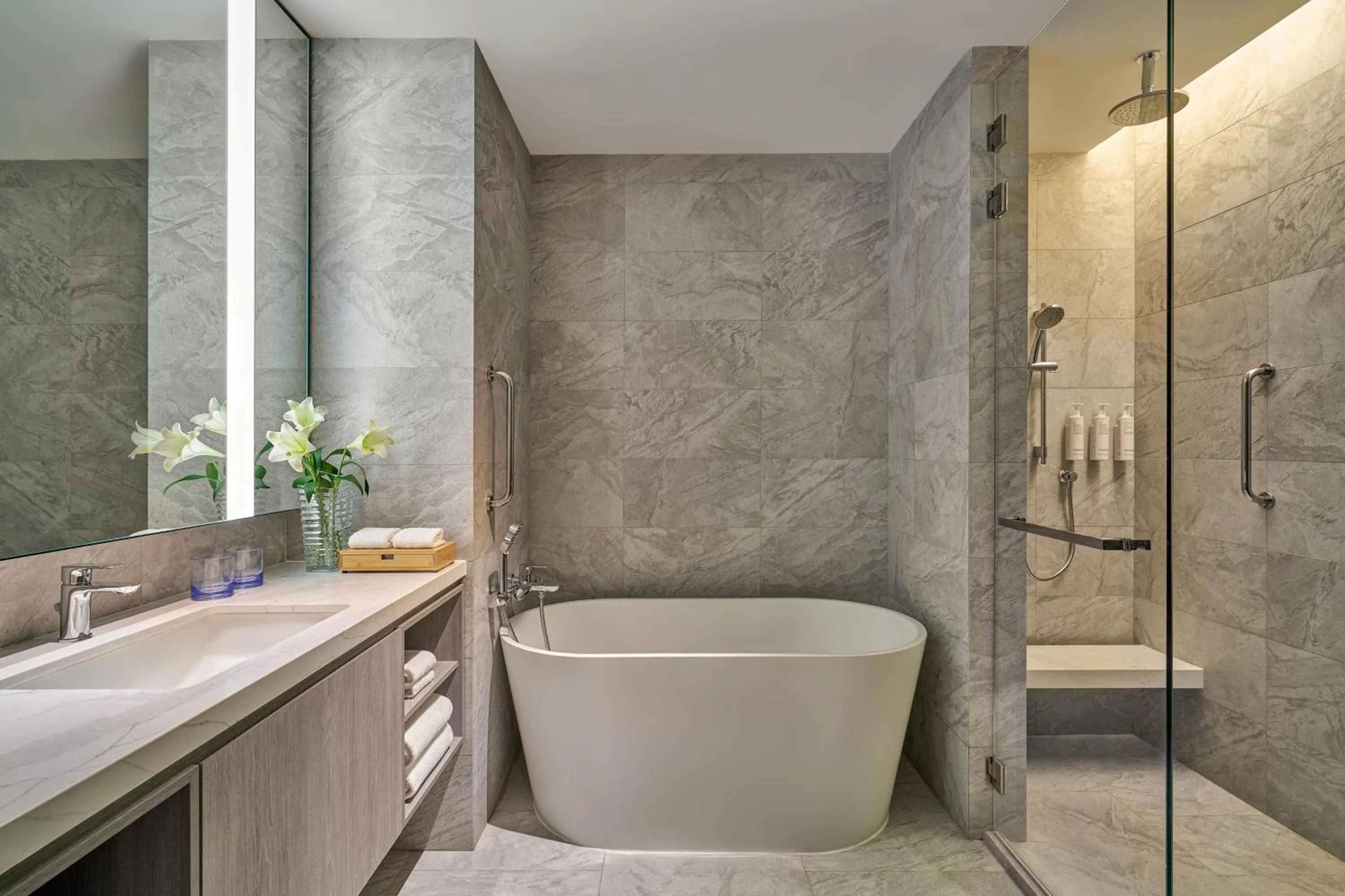 Bathroom in Marriott Executive Apartments Penang