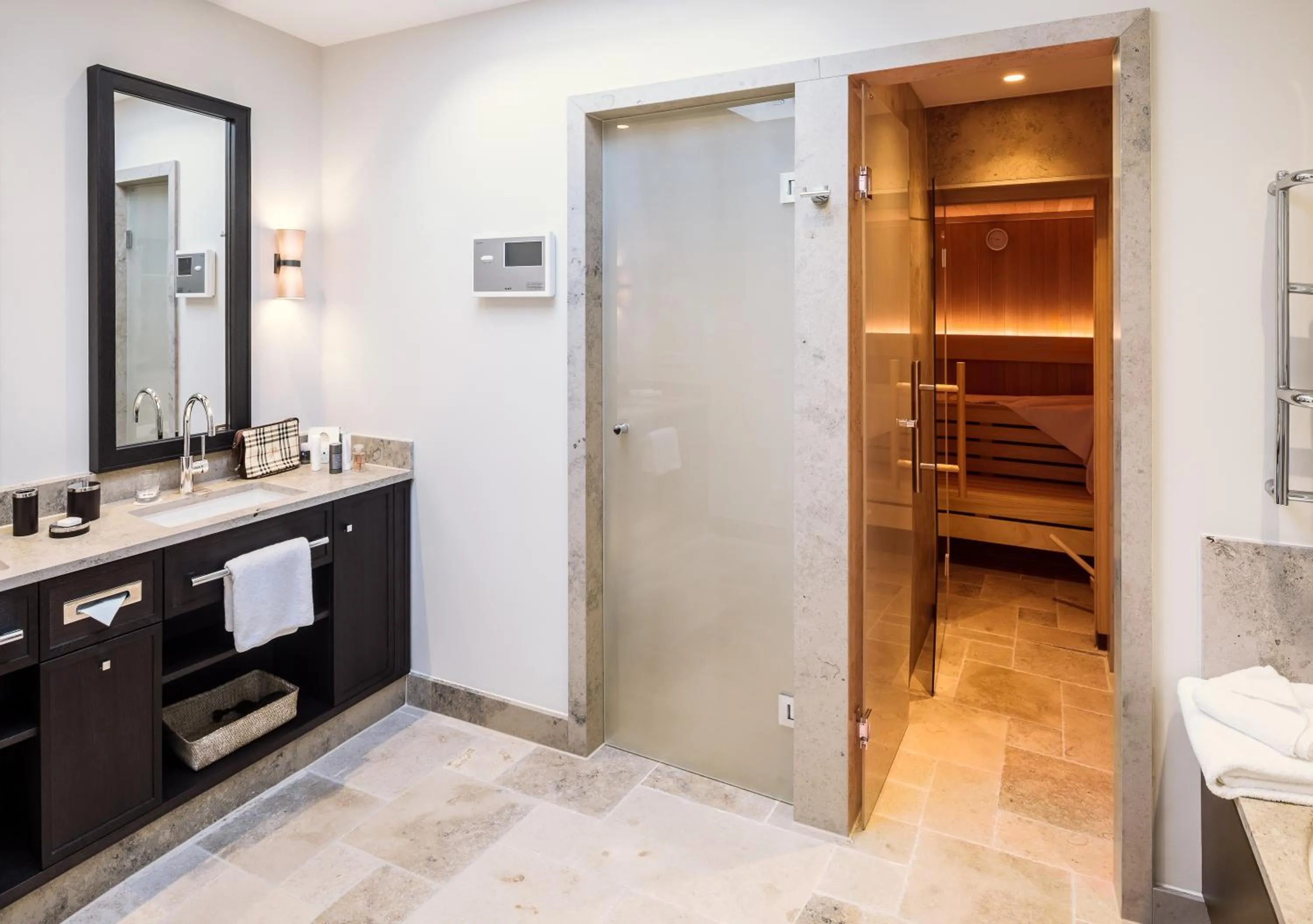 Sauna, Bed in Severin's Resort & Spa