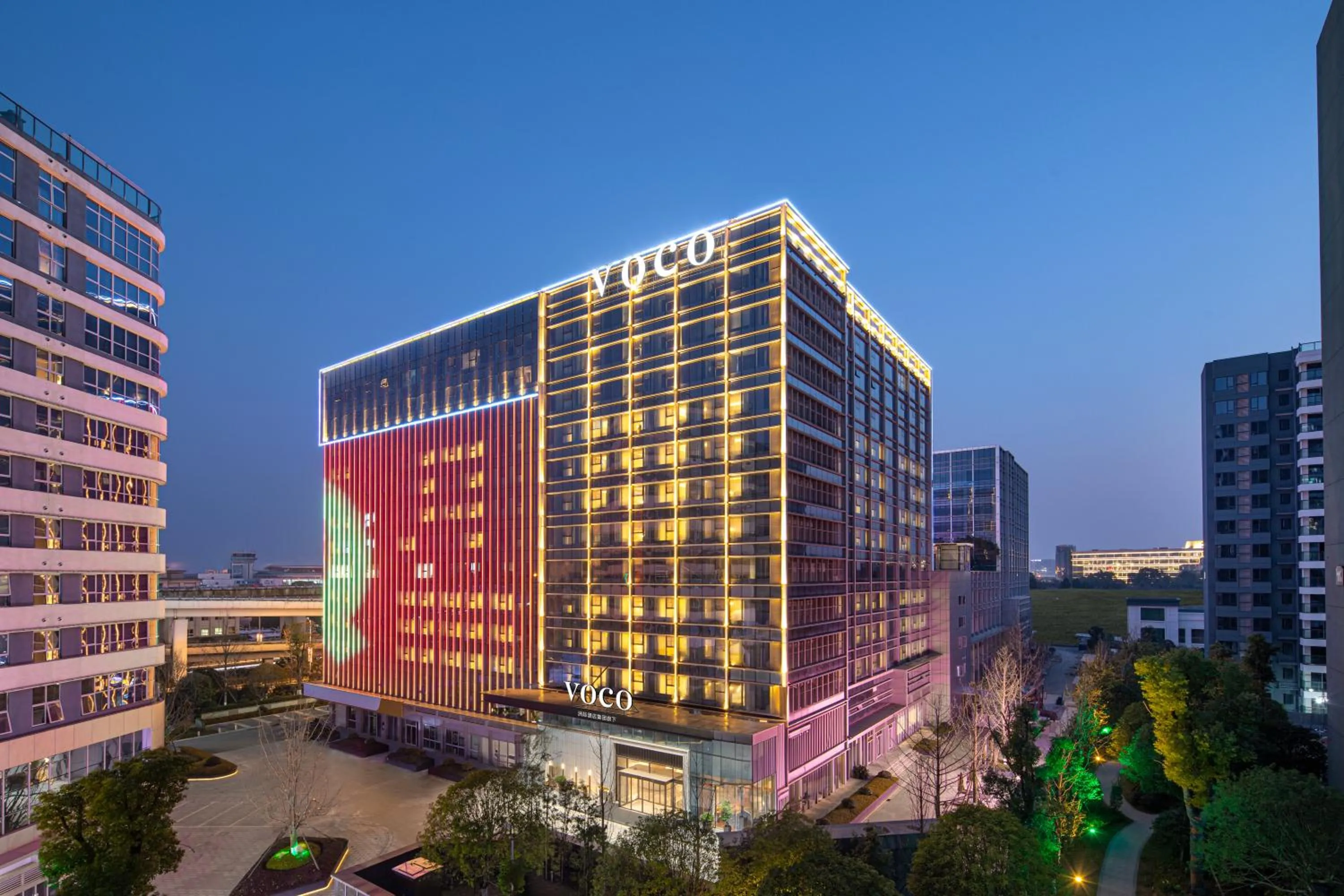 Property building in voco Changsha Airport by IHG