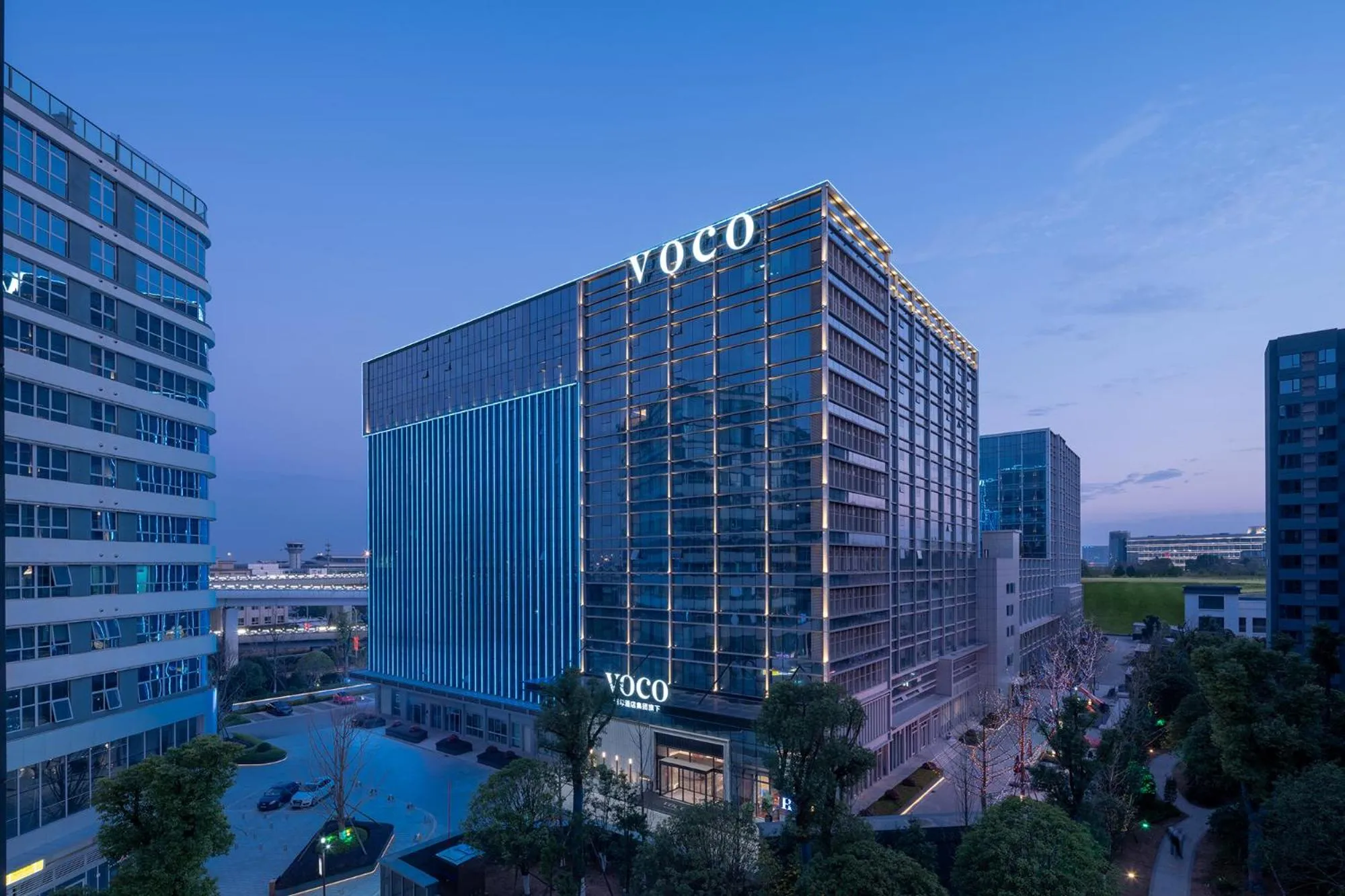 Property building in voco Changsha Airport by IHG