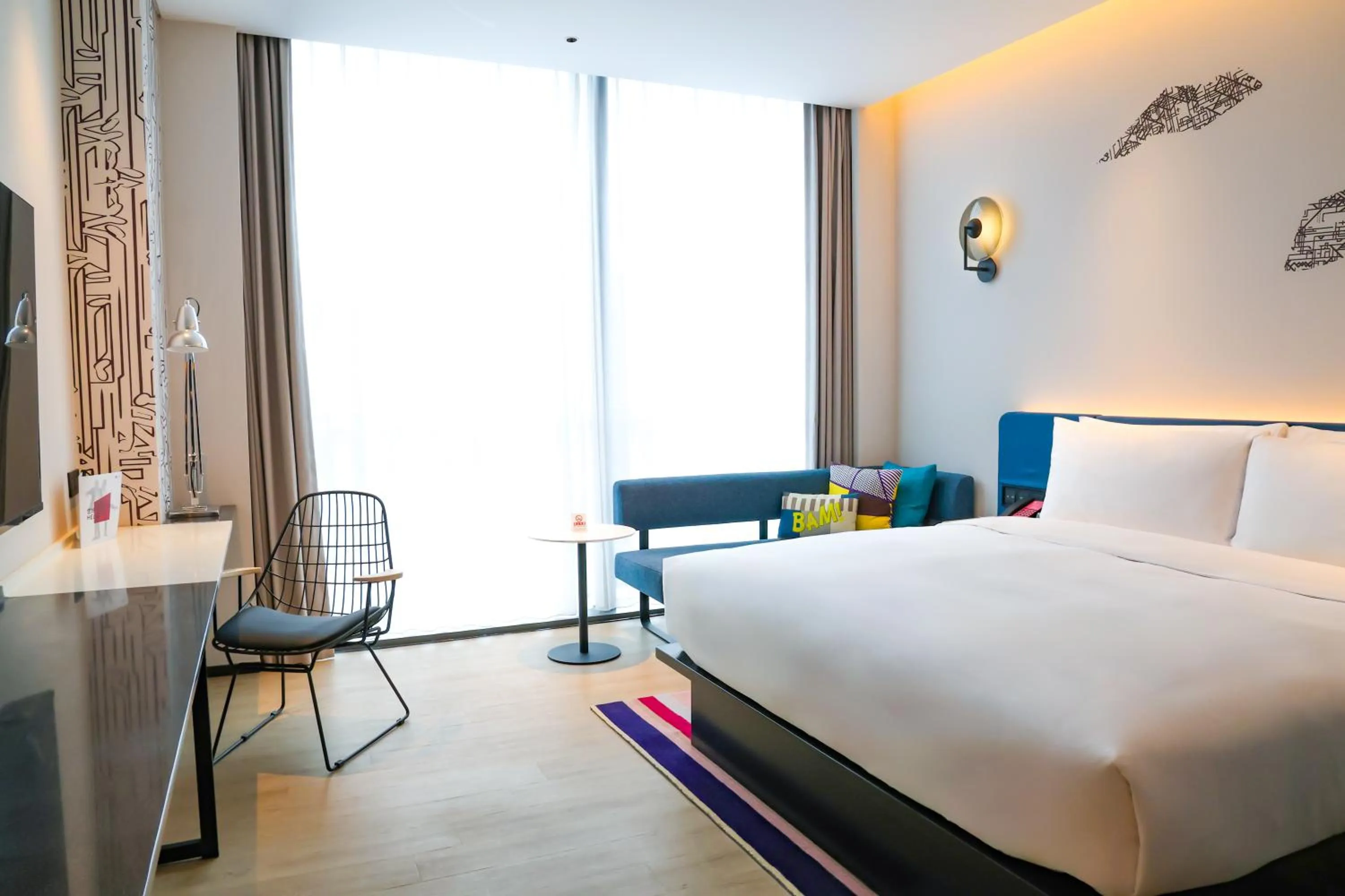Photo of the whole room, Bed in Aloft Beijing Huairou