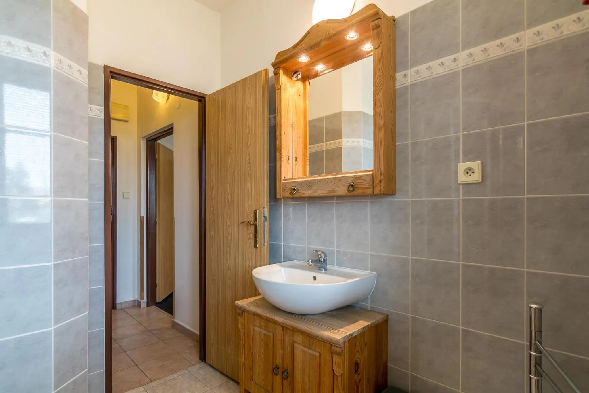 Bathroom in Penzion a restaurace U Vladaře