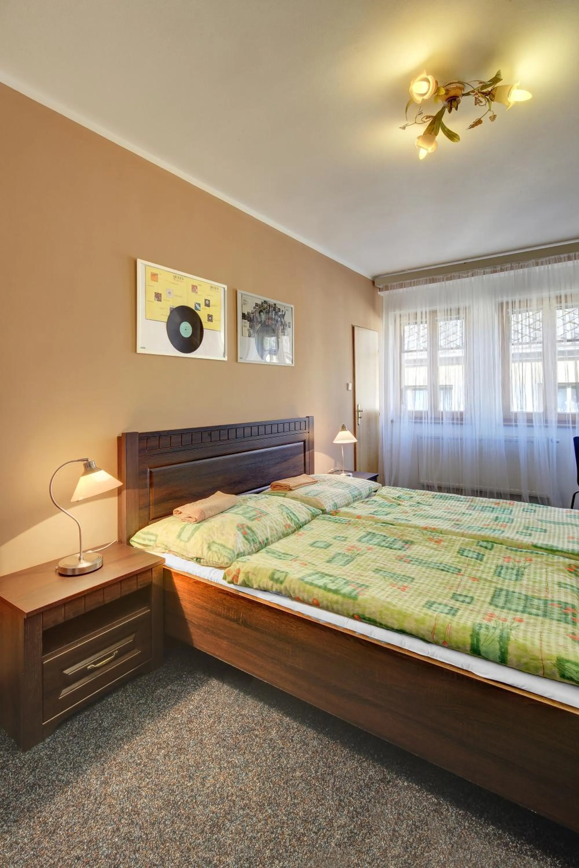 Bedroom, Bed in Penzion a restaurace U Vladaře