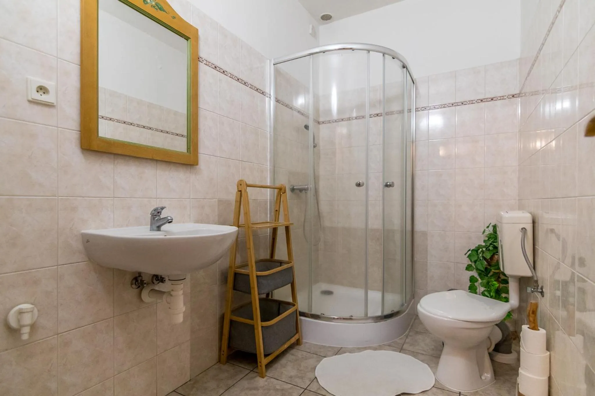 Bathroom in Penzion a restaurace U Vladaře