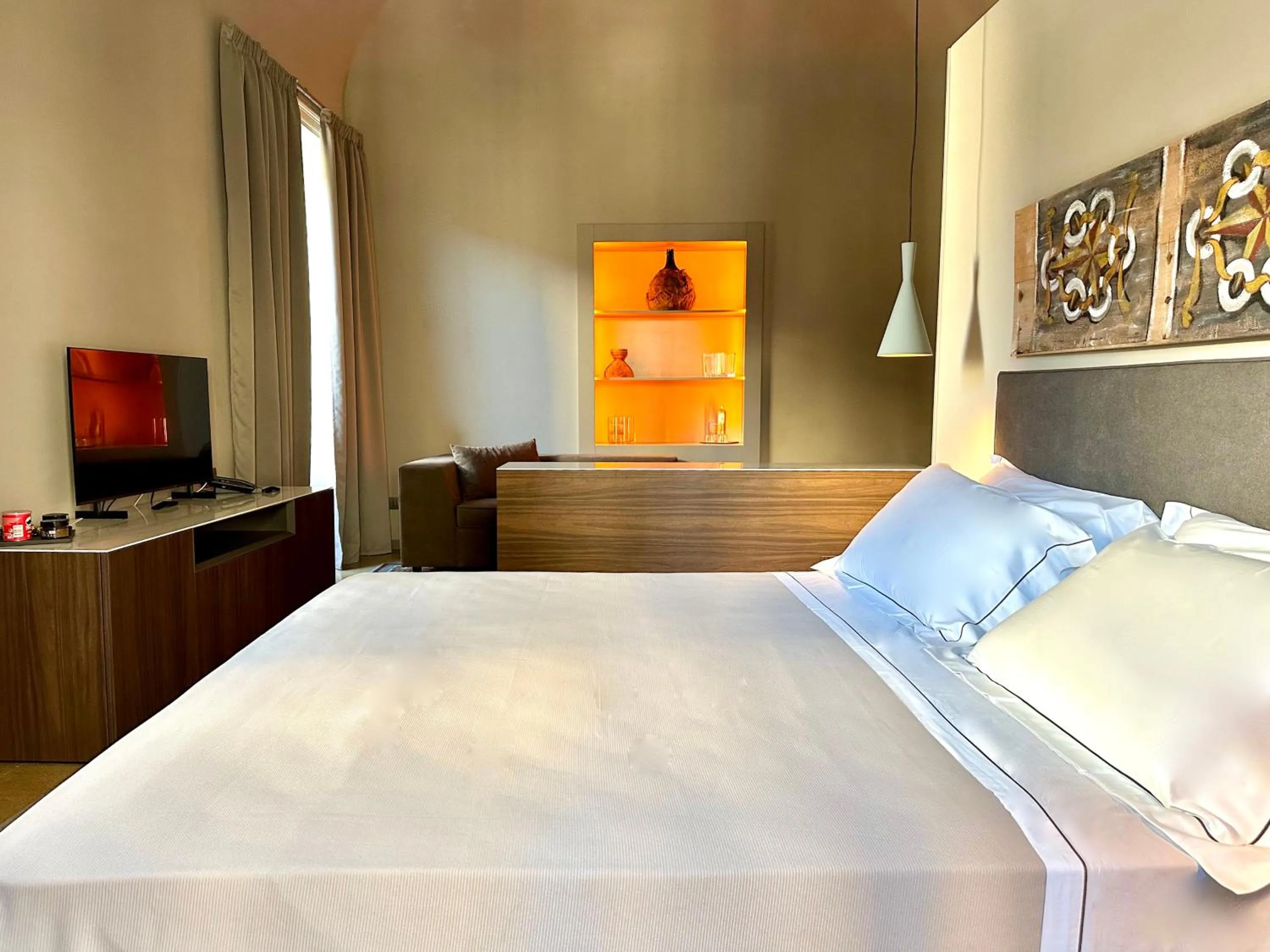 Bedroom, Bed in Palazzo Liberty Unique Hotel by Geocharme