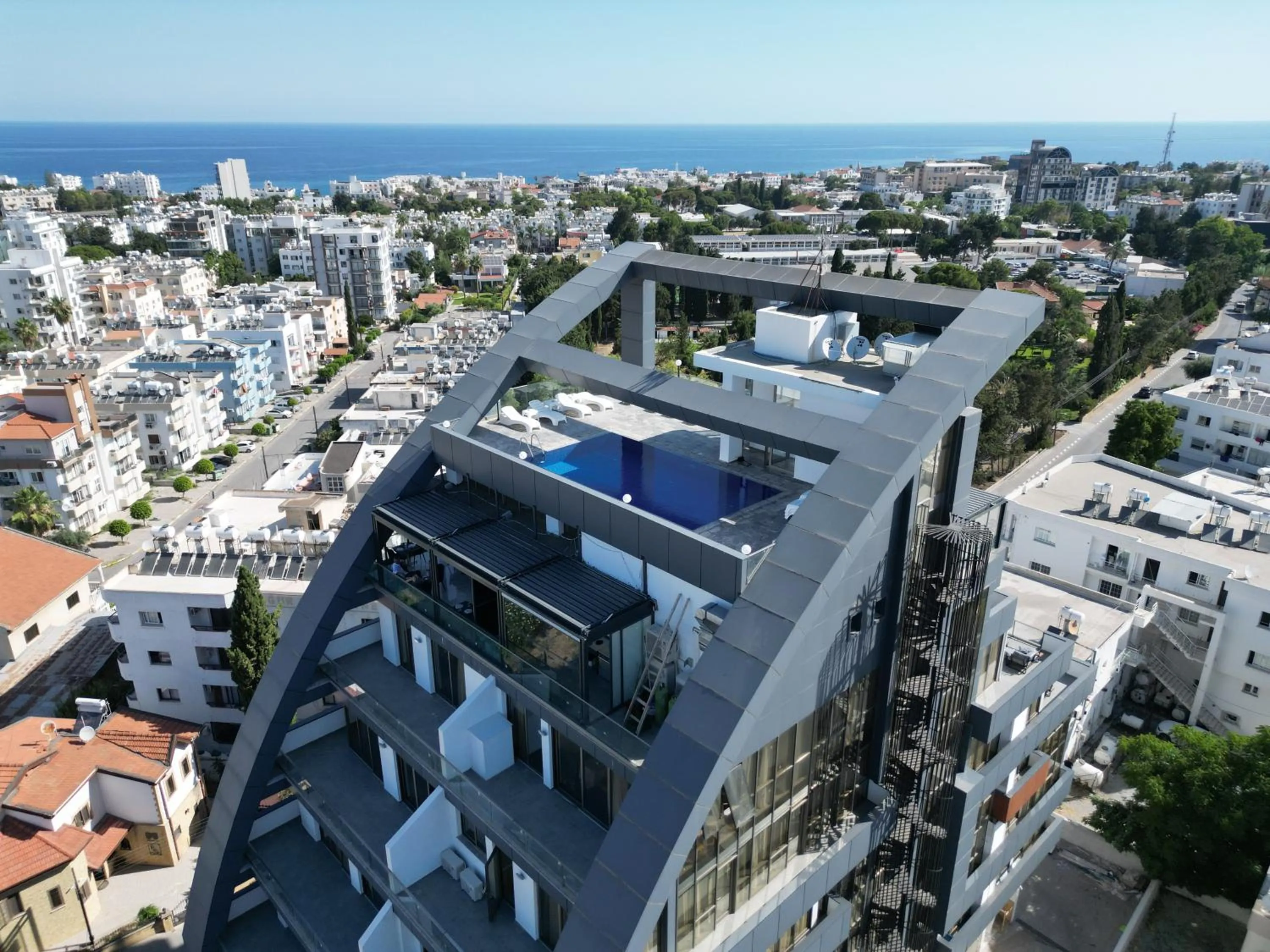 Swimming pool in Nurel Shark Residence