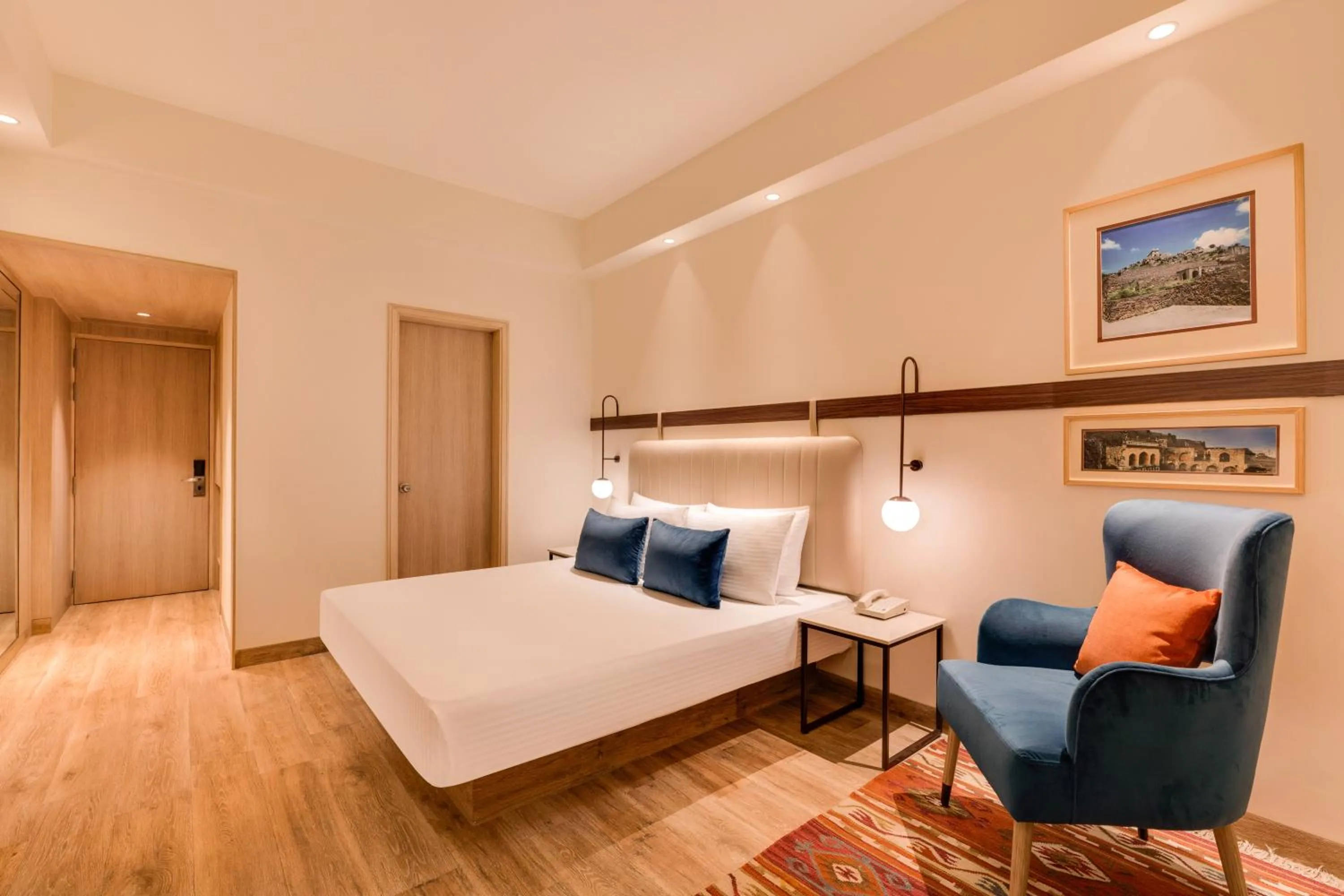 Bed in Lemon Tree Hotel, Gachibowli, Hyderabad