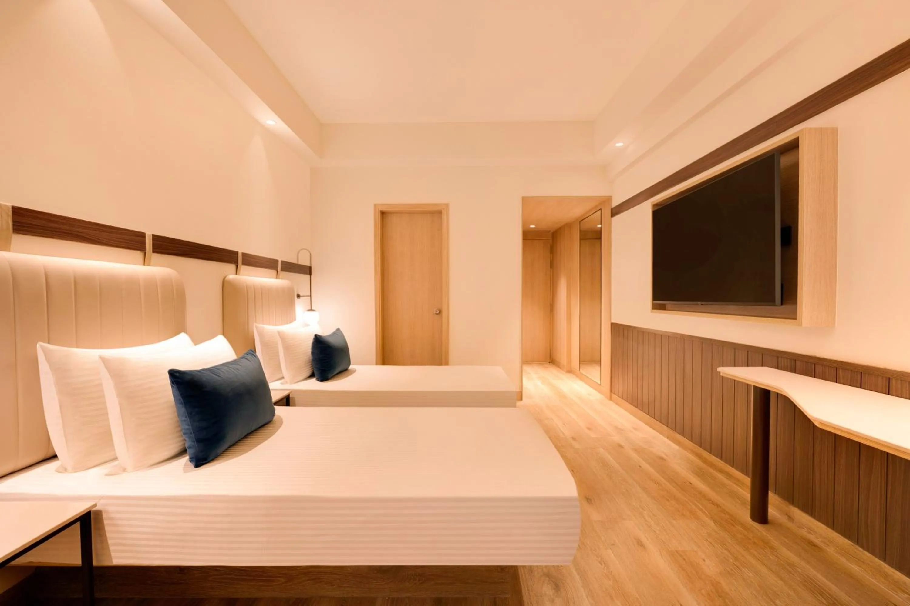 Bed in Lemon Tree Hotel, Gachibowli, Hyderabad