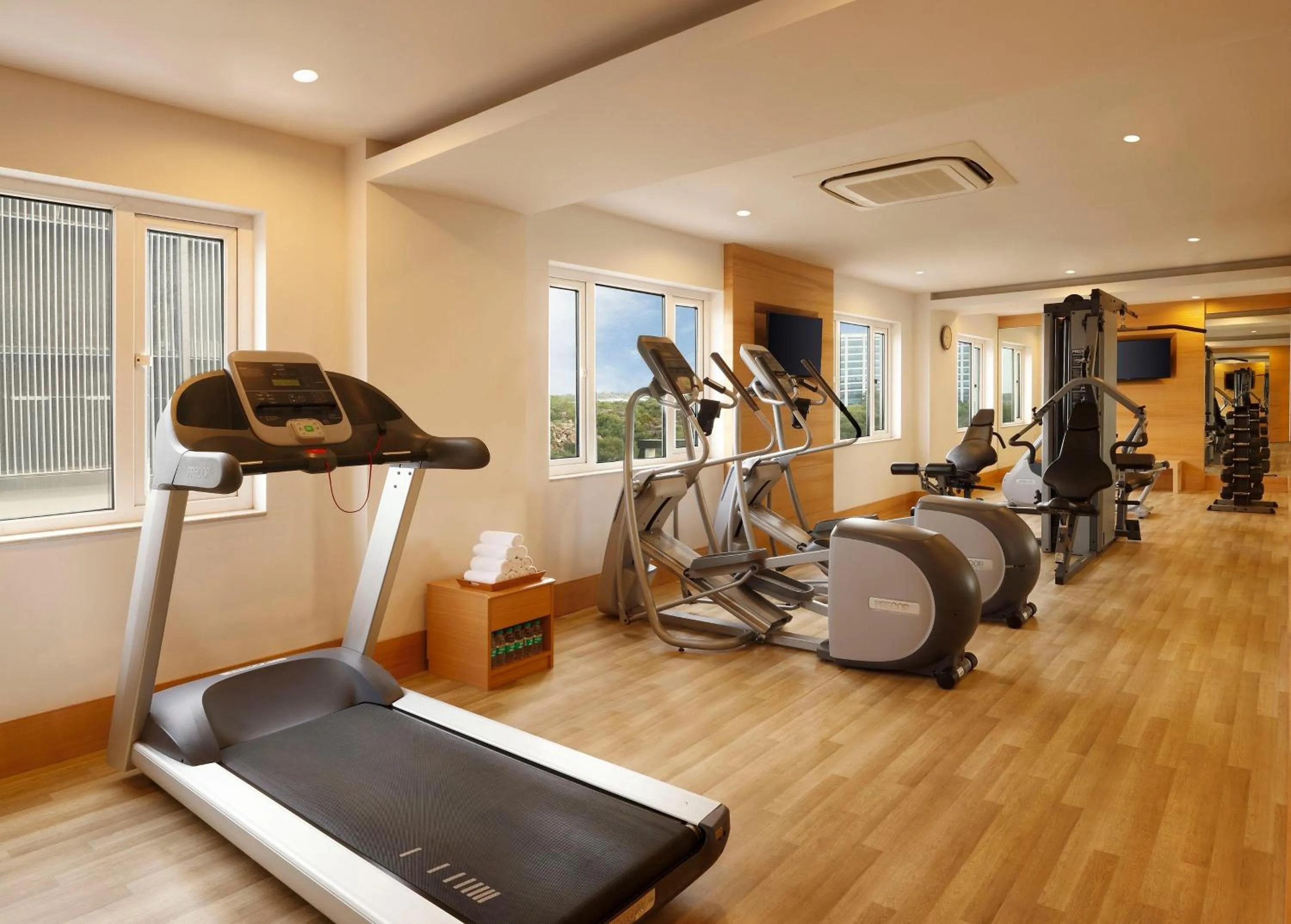 Fitness centre/facilities in Lemon Tree Hotel, Gachibowli, Hyderabad