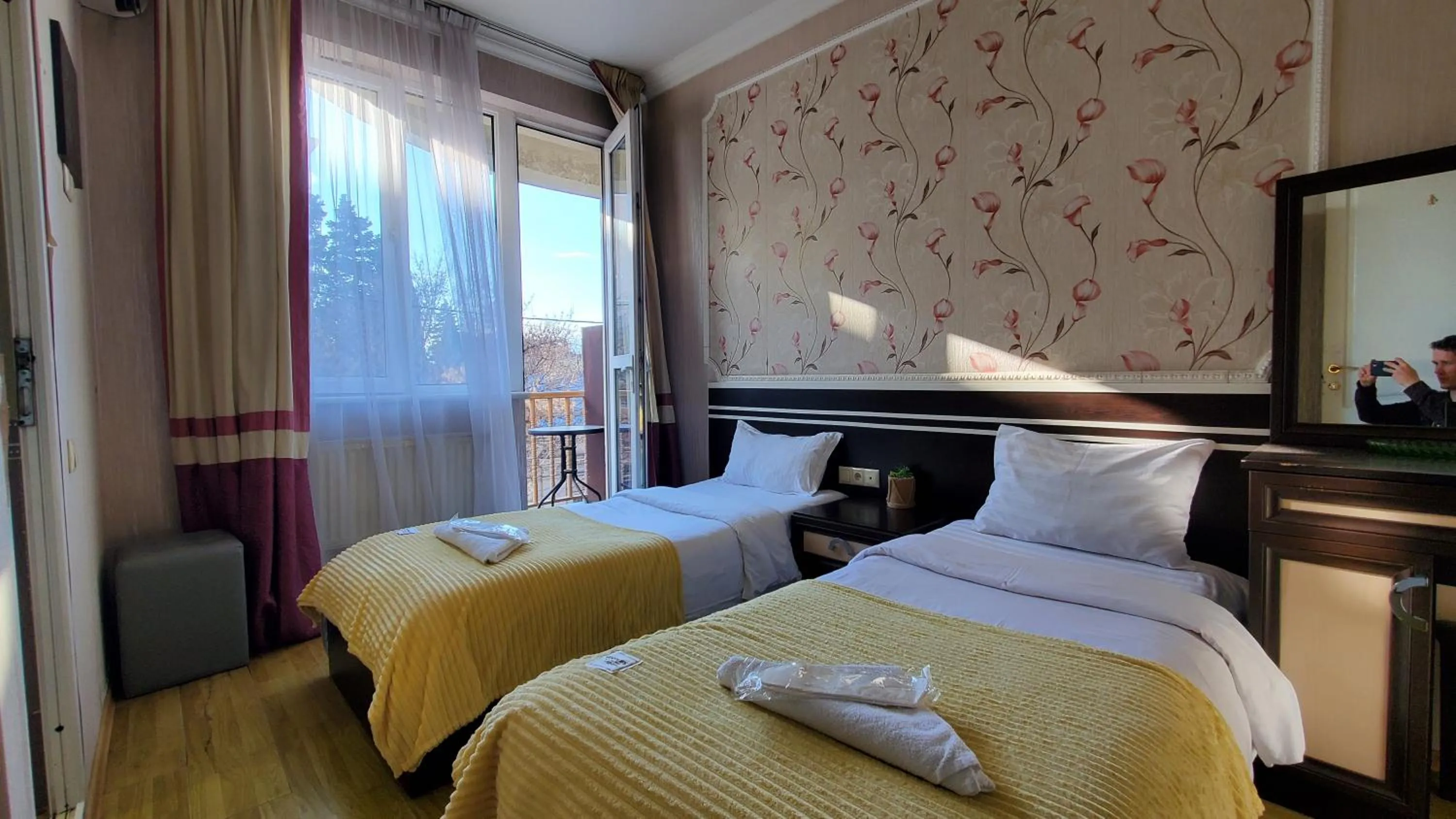 Bed in Hotel Antalia