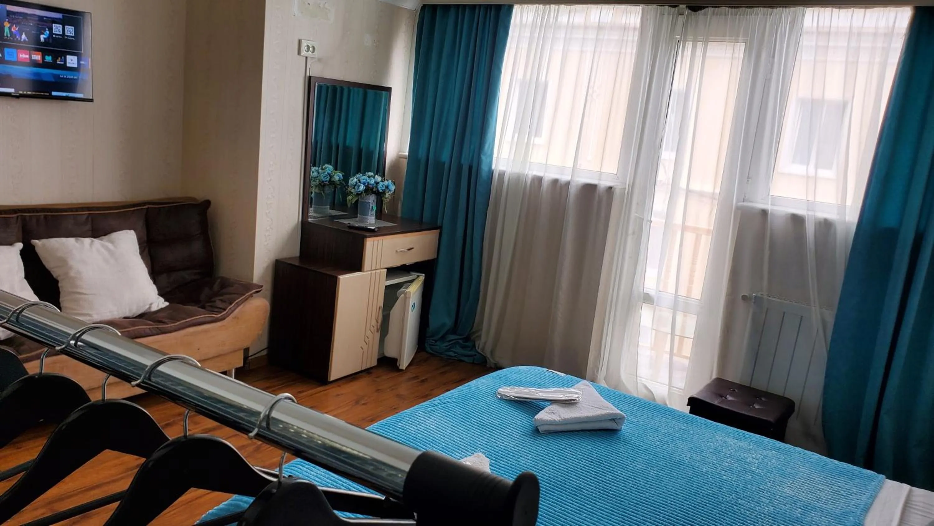 Bed in Hotel Antalia