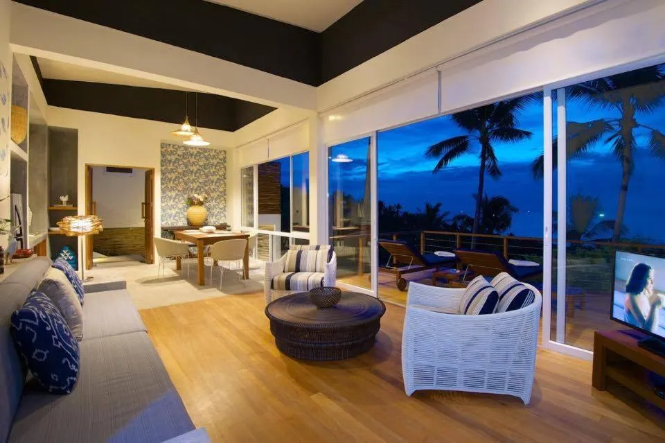 Living room in Overthemoon Luxury Pool Villas