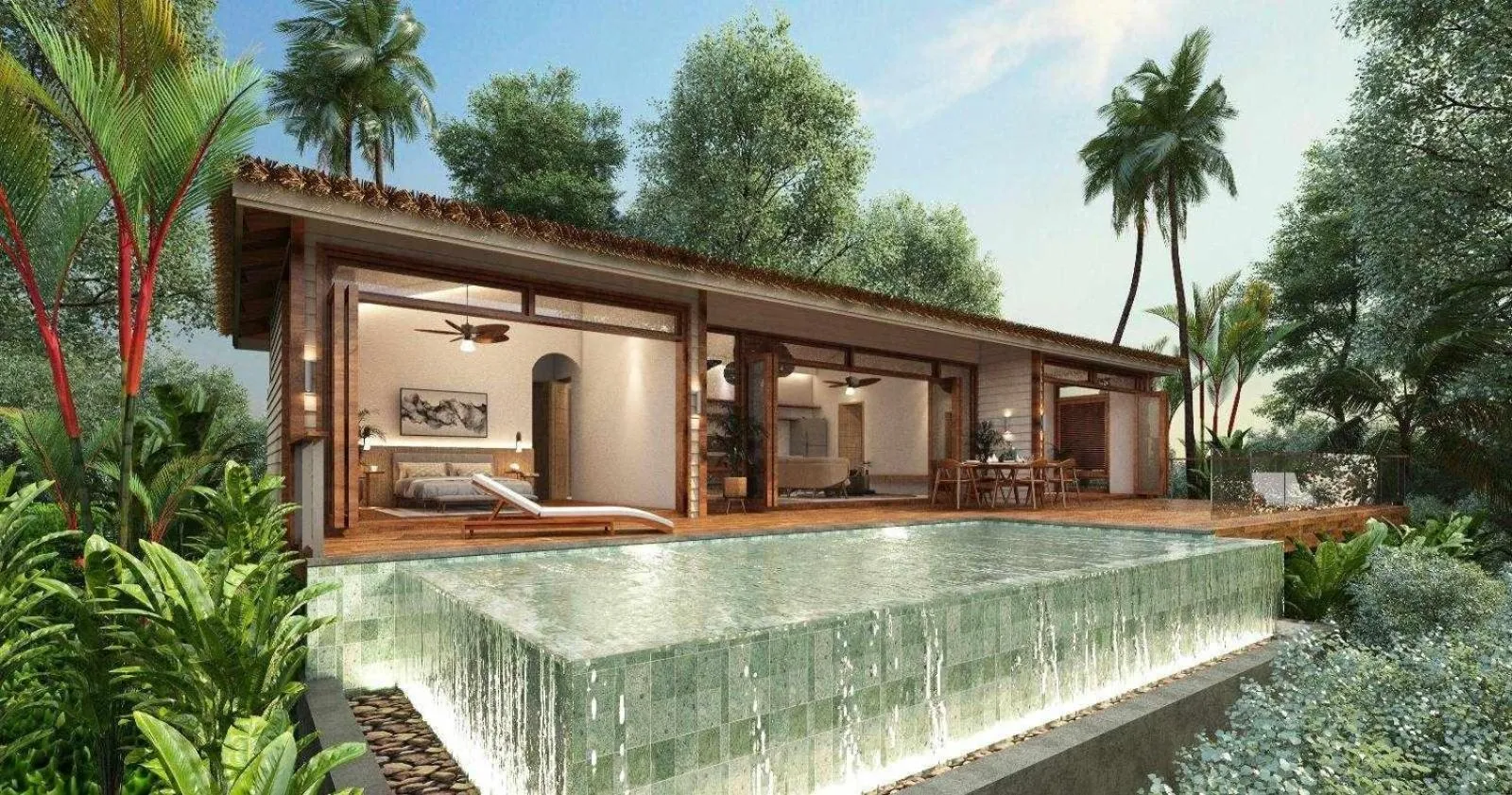 Swimming pool in Overthemoon Luxury Pool Villas