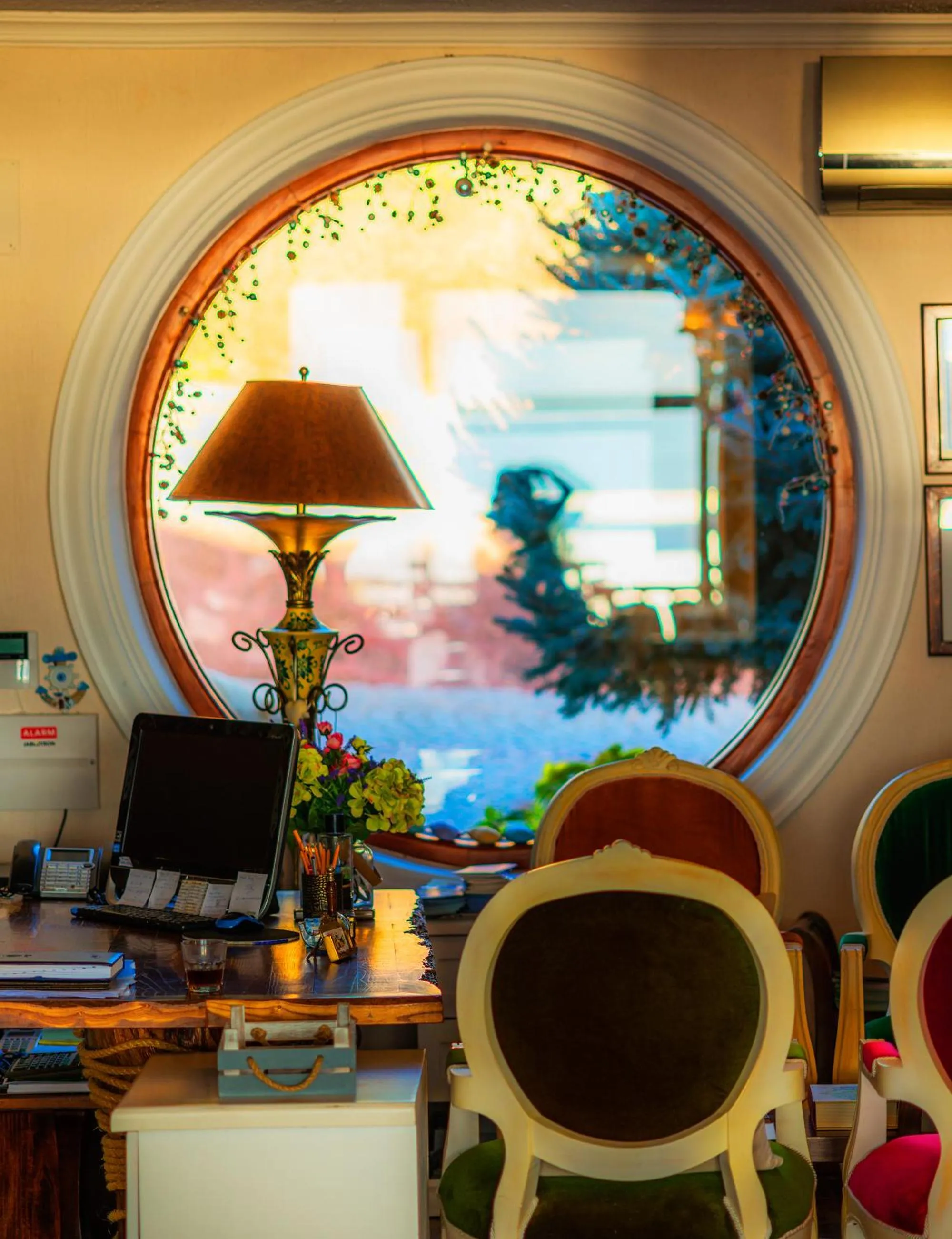 Lobby or reception in Aeneas Hotel