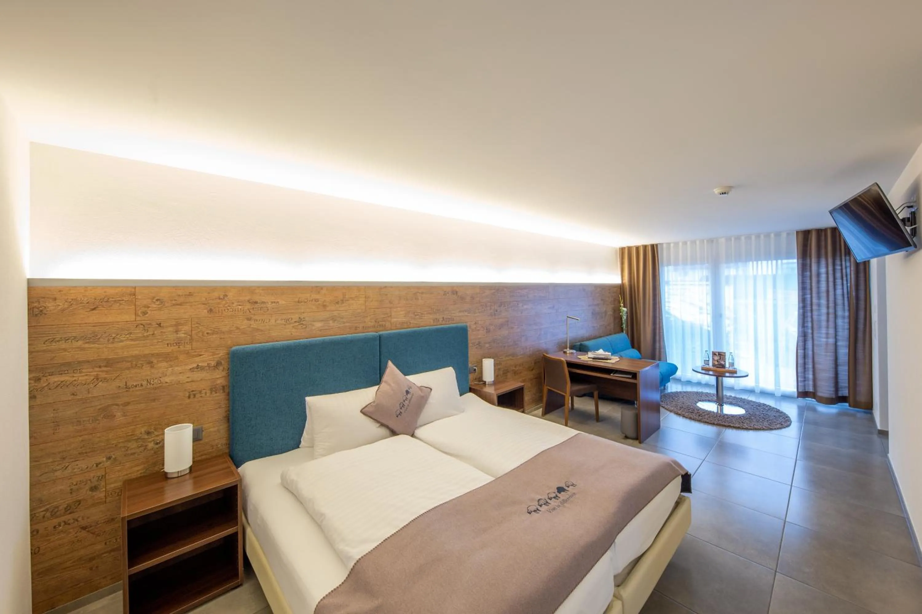 Bed in Hotel Schäfli Siebnen