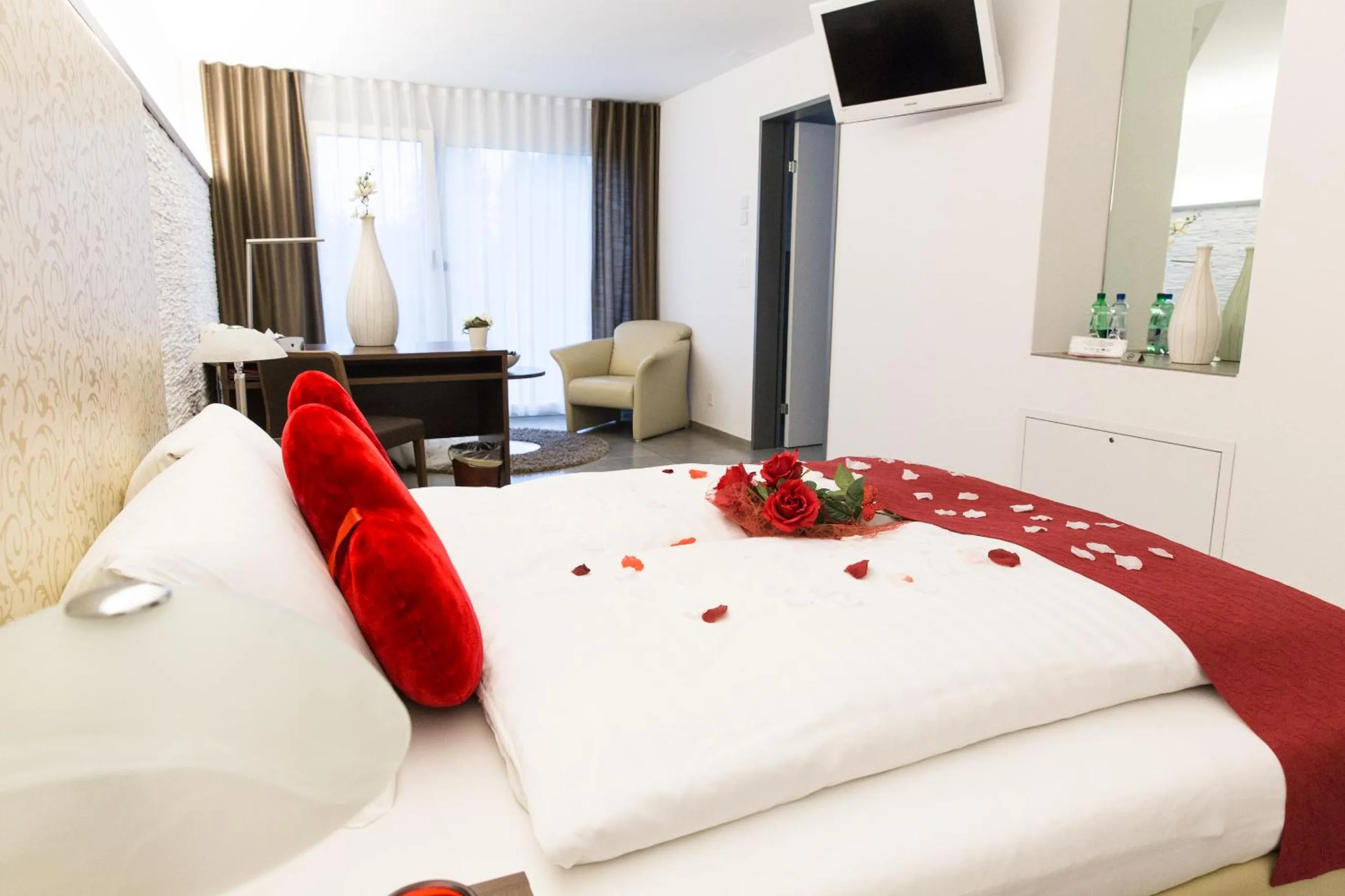 Bed in Hotel Schäfli Siebnen