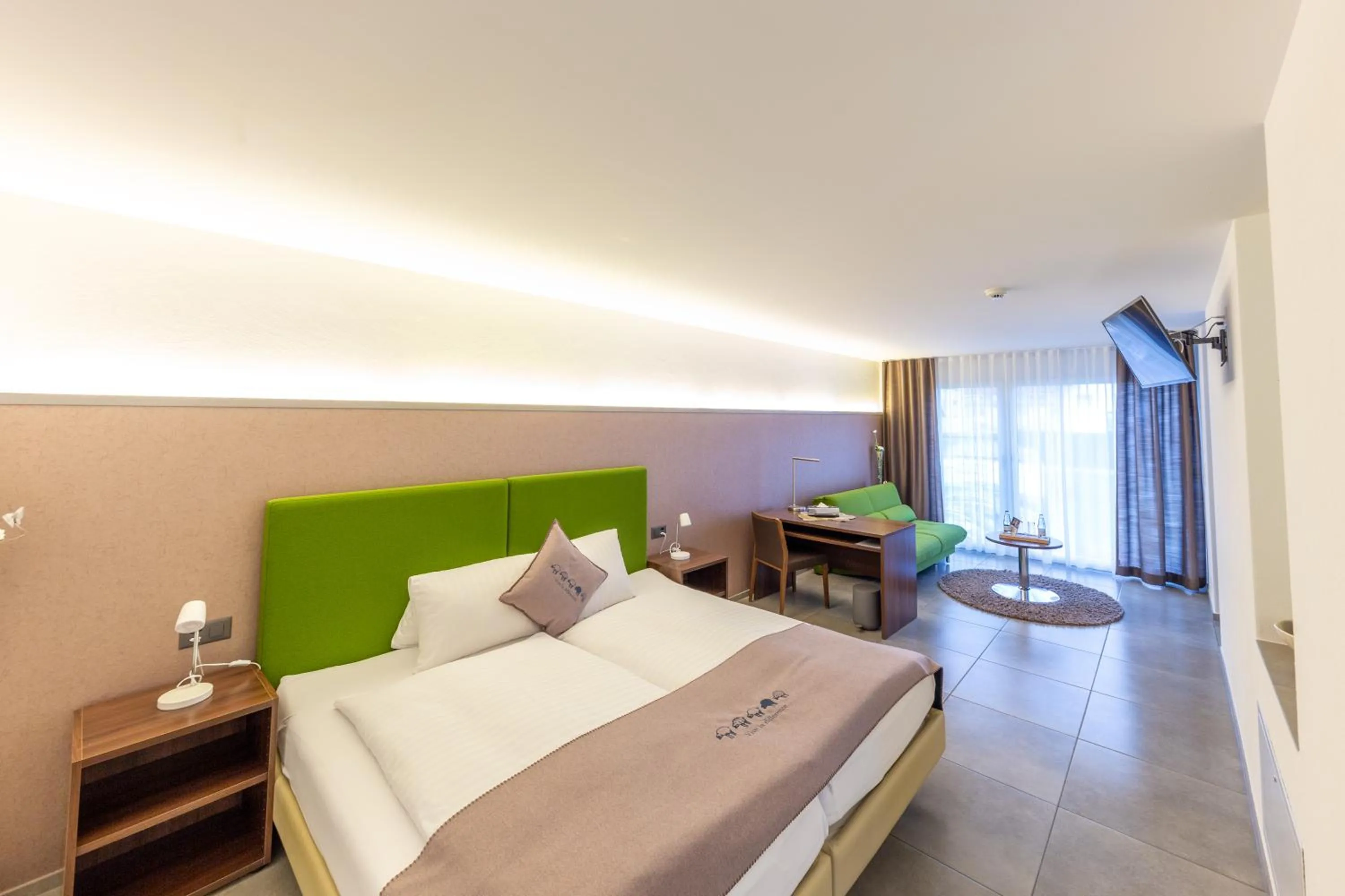 Bed in Hotel Schäfli Siebnen