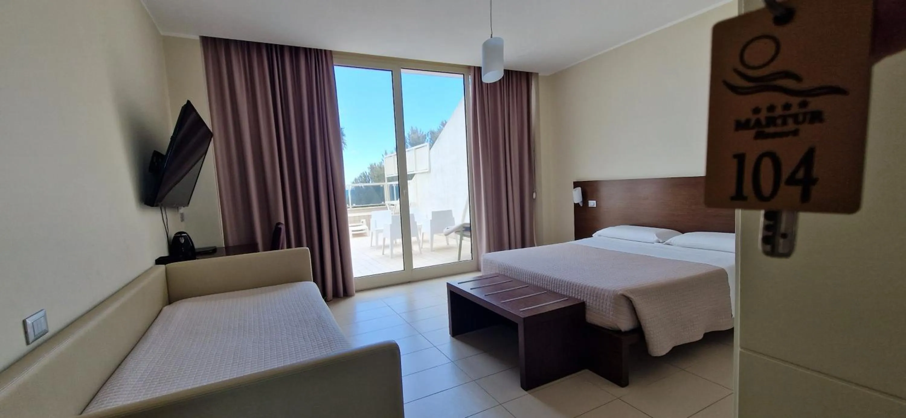 Bed in Martur Resort