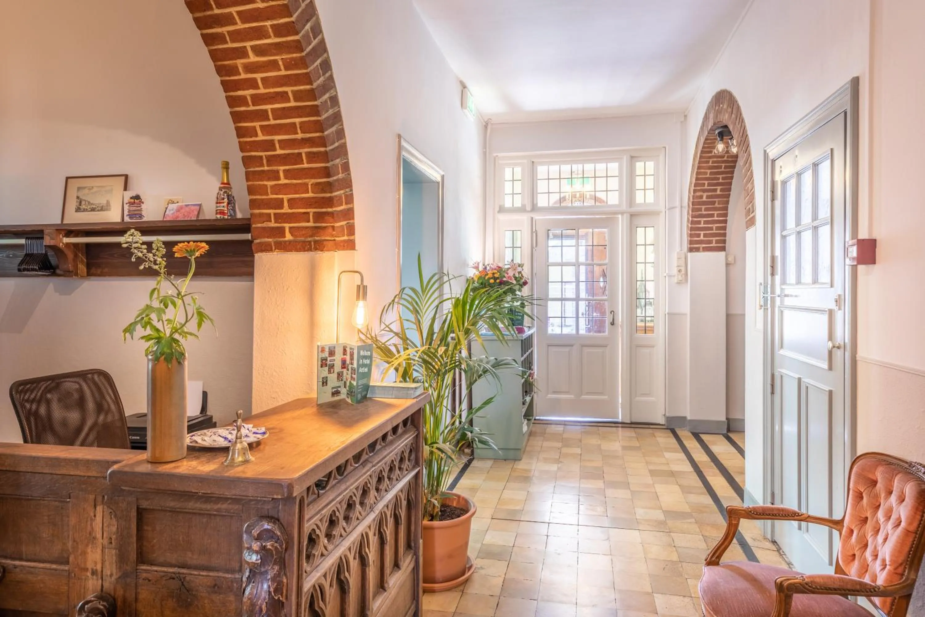 Lobby or reception in Hotel Nieuw Antiek