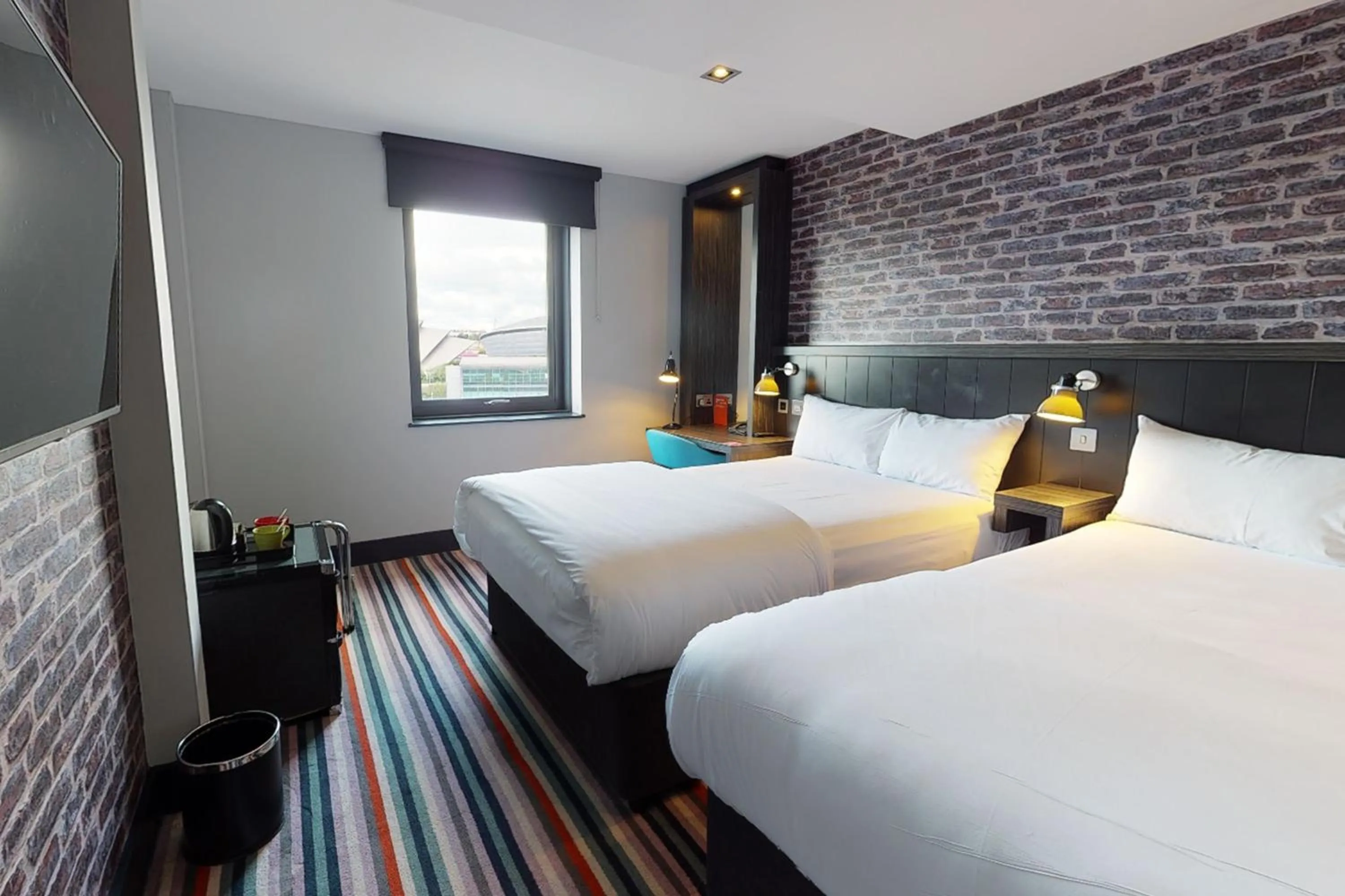 Bedroom, Bed in Village Hotel Edinburgh