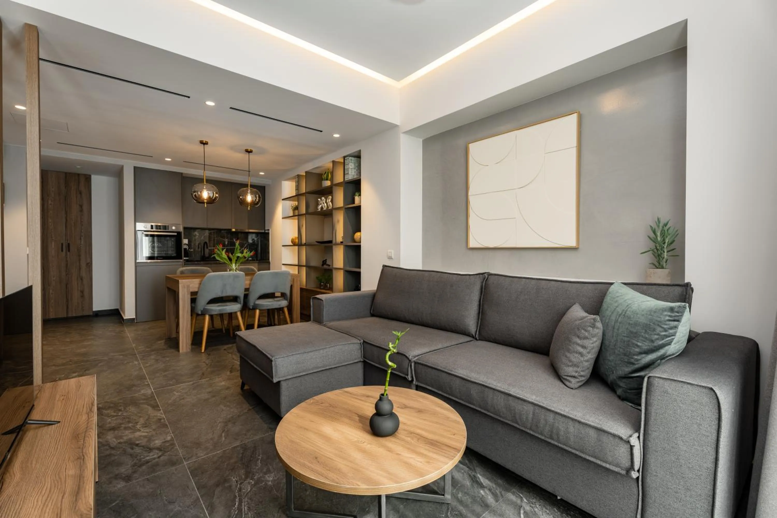 Kitchen or kitchenette in Omikron Luxury Residences by Semavί