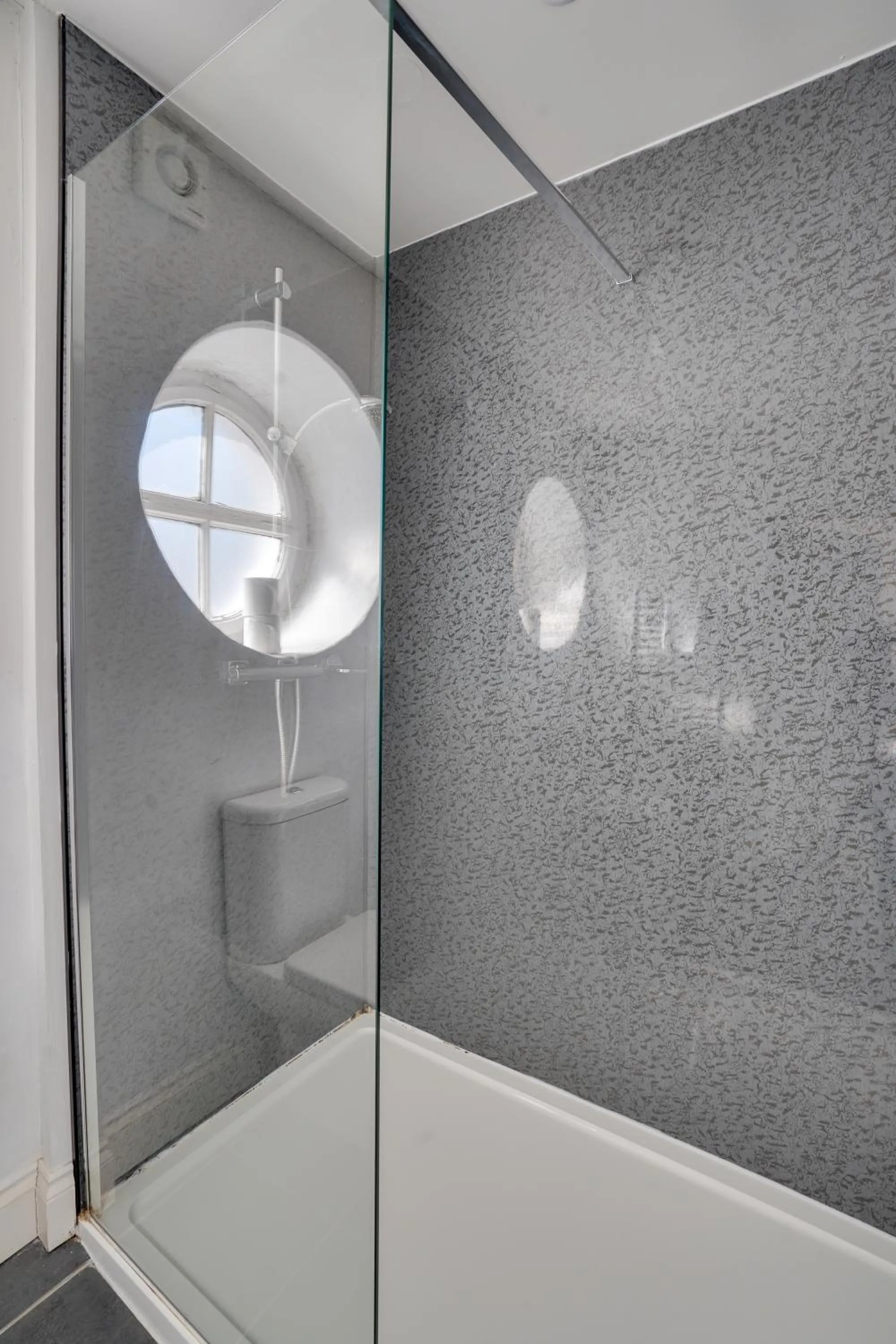 Shower in The County Hotel - Self Check-In, Ultra Fast WI-FI, Free Parking, Central Location