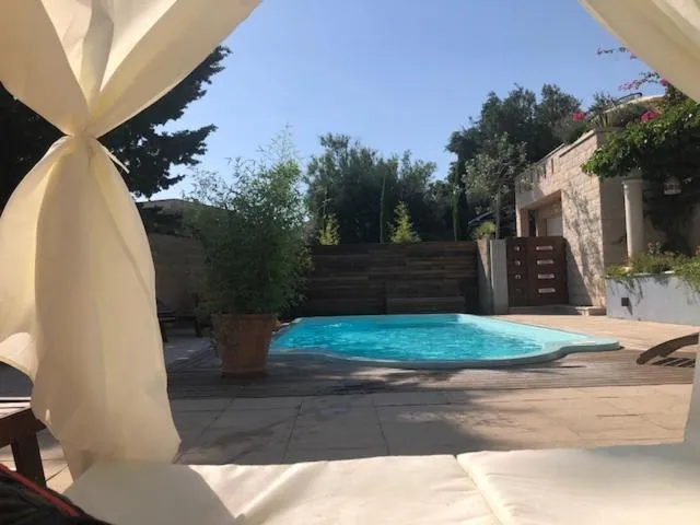 Swimming pool in Villa Bougenvilia Tomas