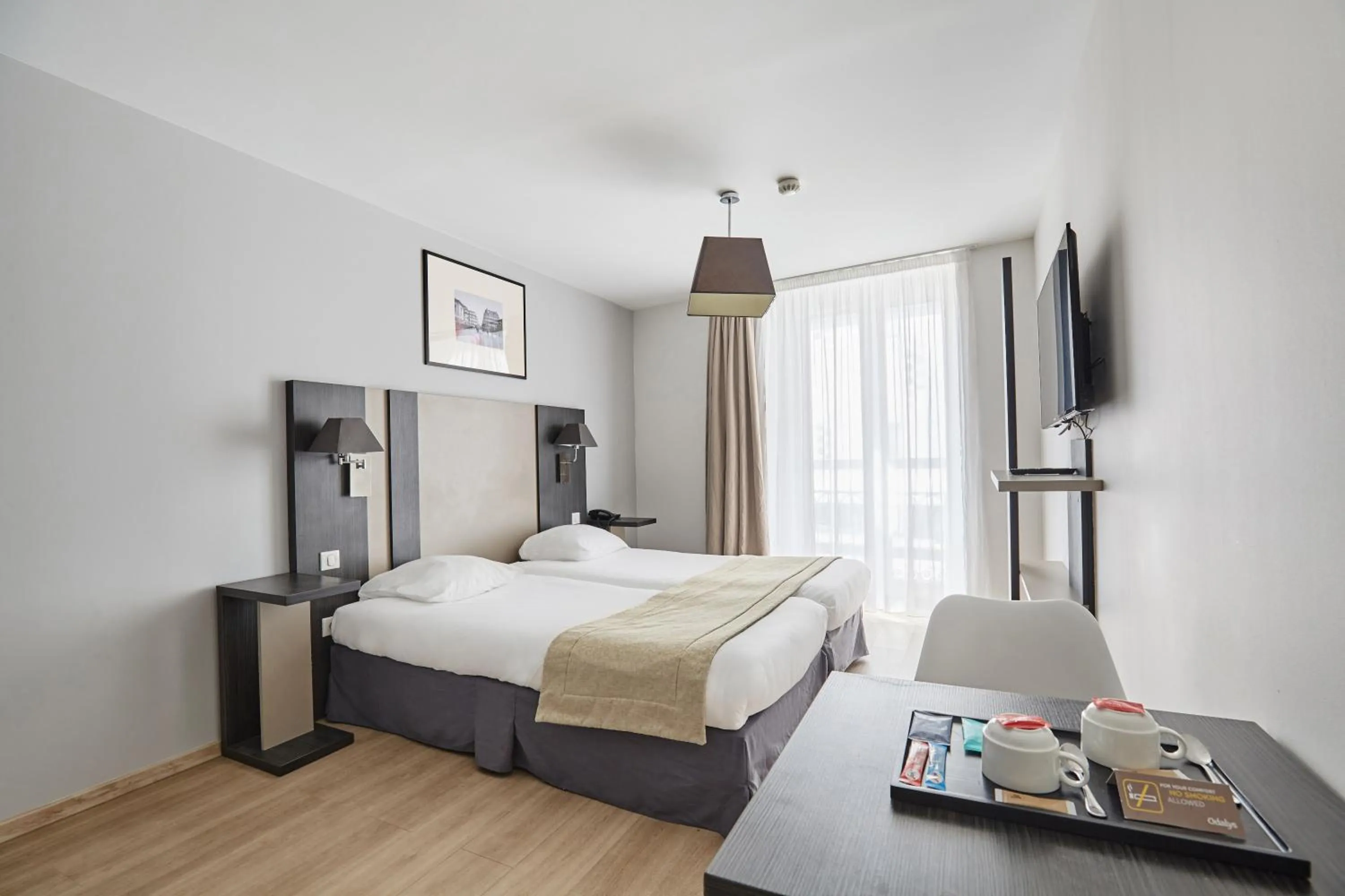 TV and multimedia, Bed in Appart Hotel Odalys City Montpellier Les Occitanes
