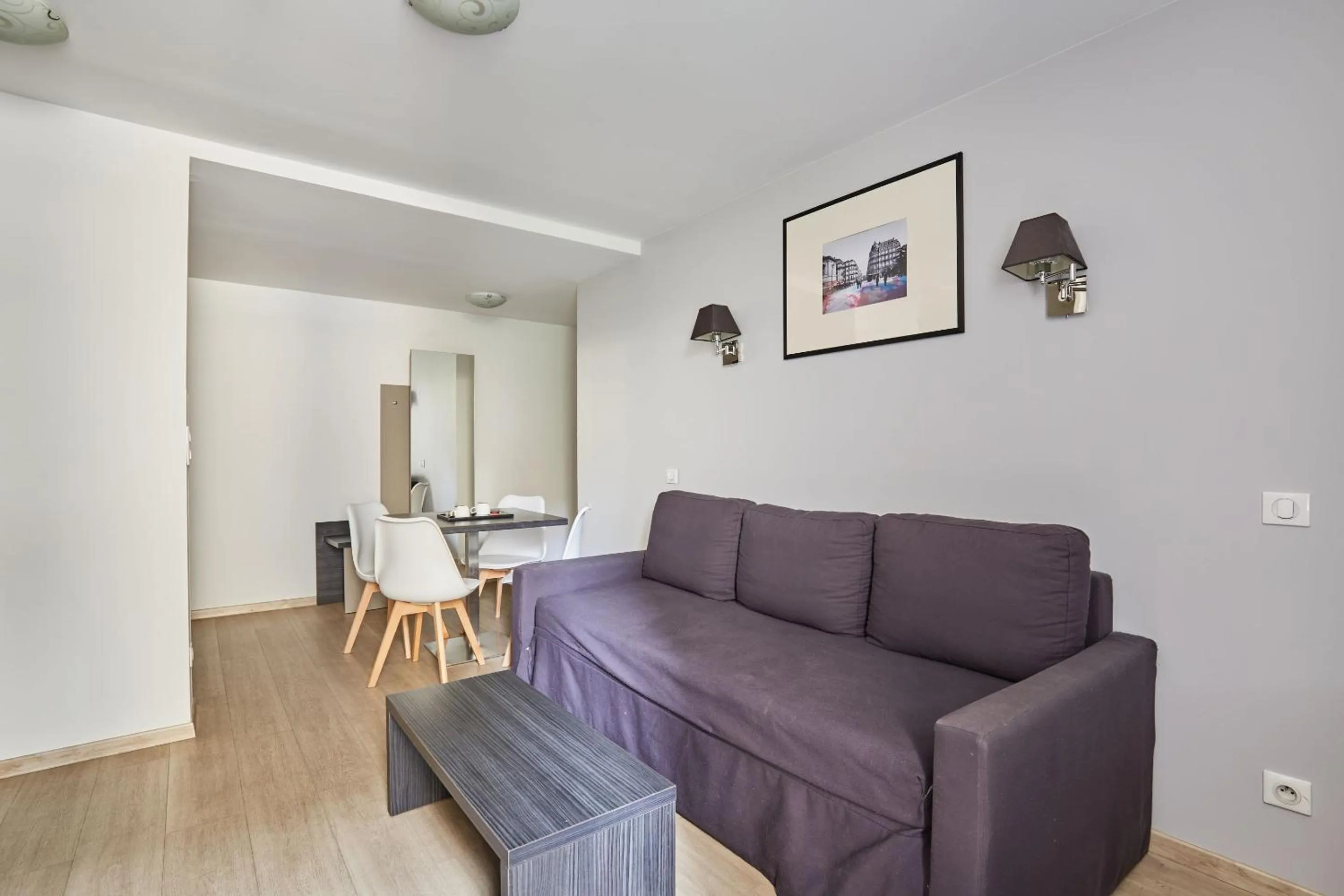 Living room in Appart Hotel Odalys City Montpellier Les Occitanes