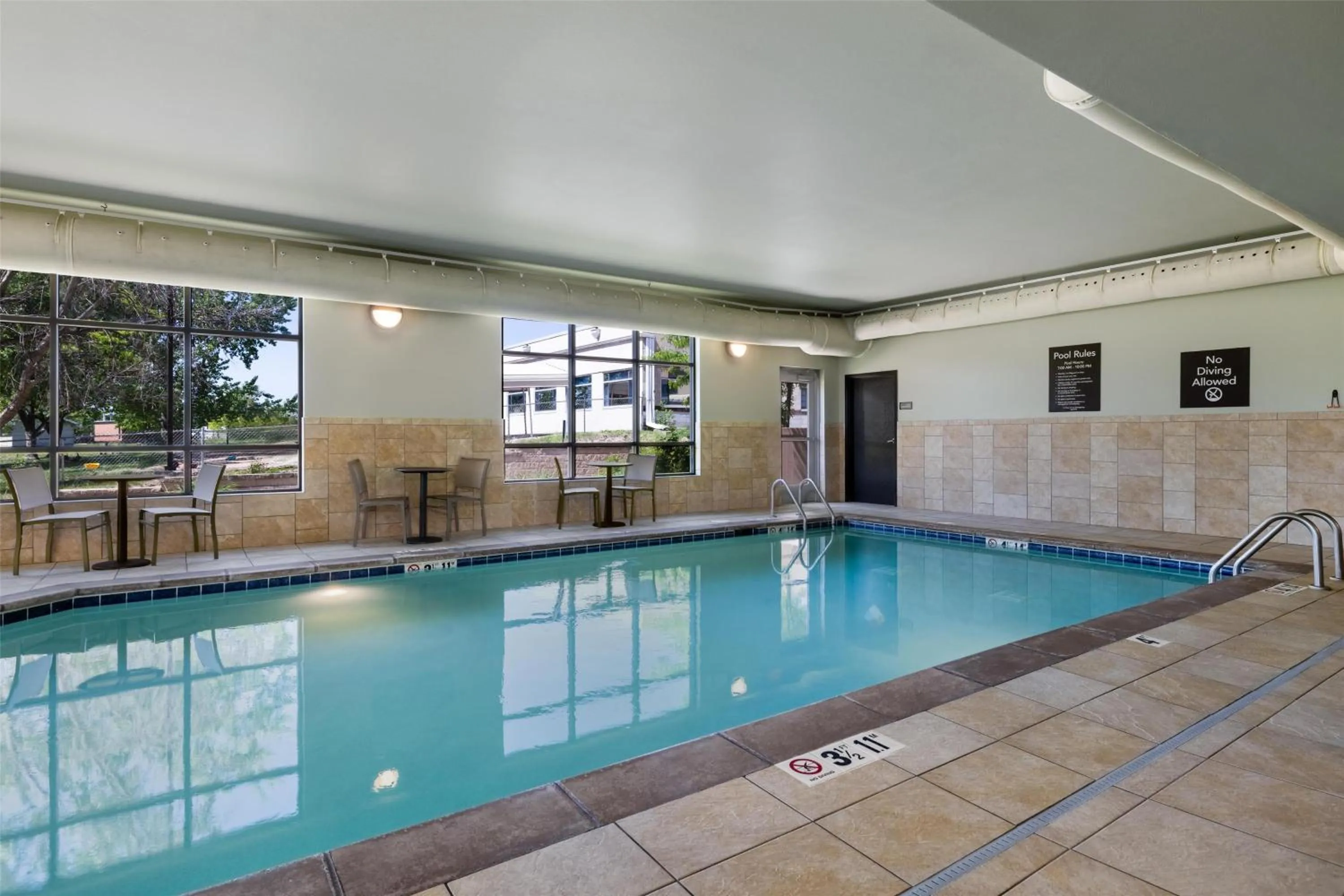 Pool view in Homewood Suites by Hilton Ankeny