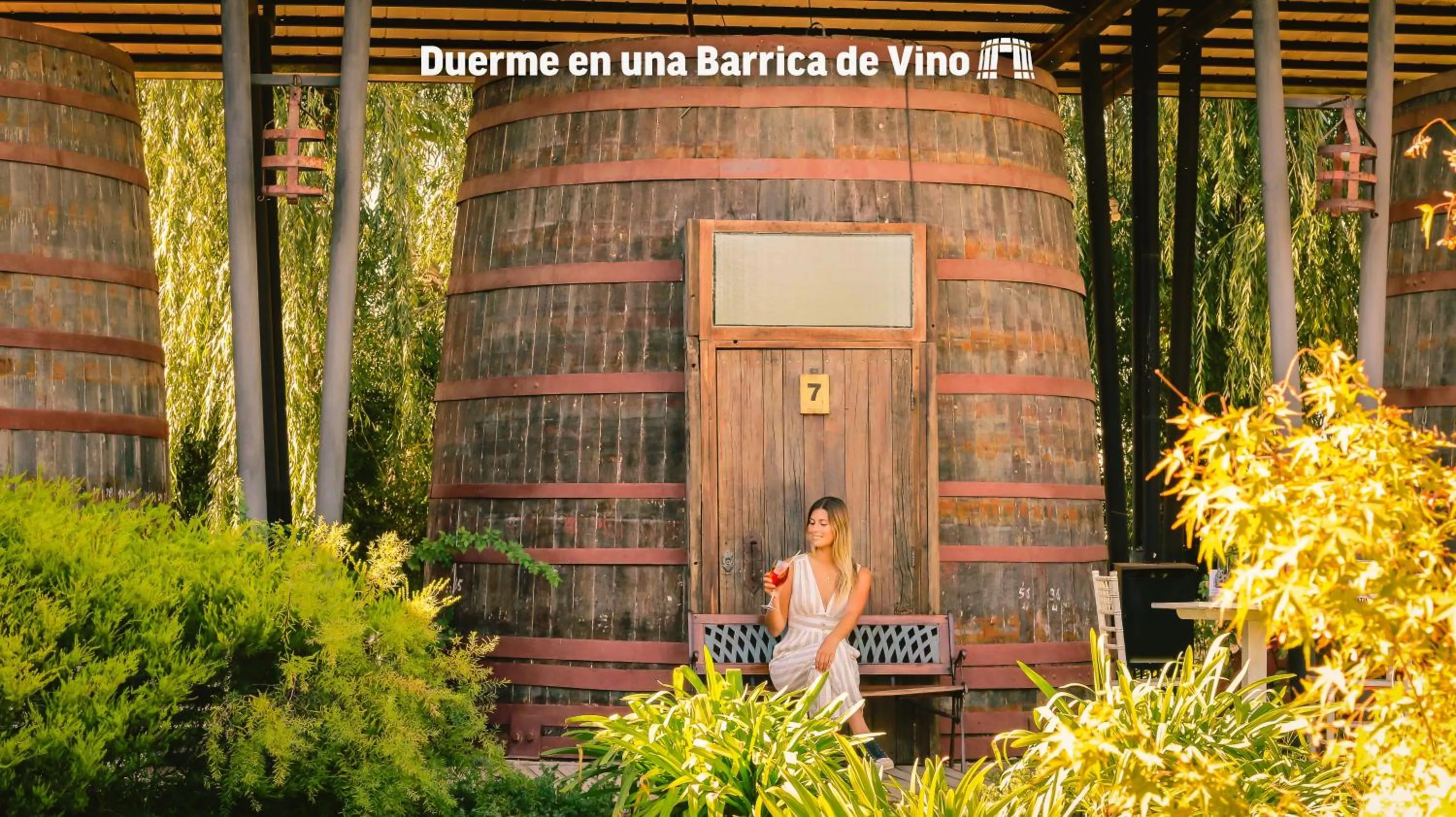 Garden view in Cava Colchagua Hotel Boutique