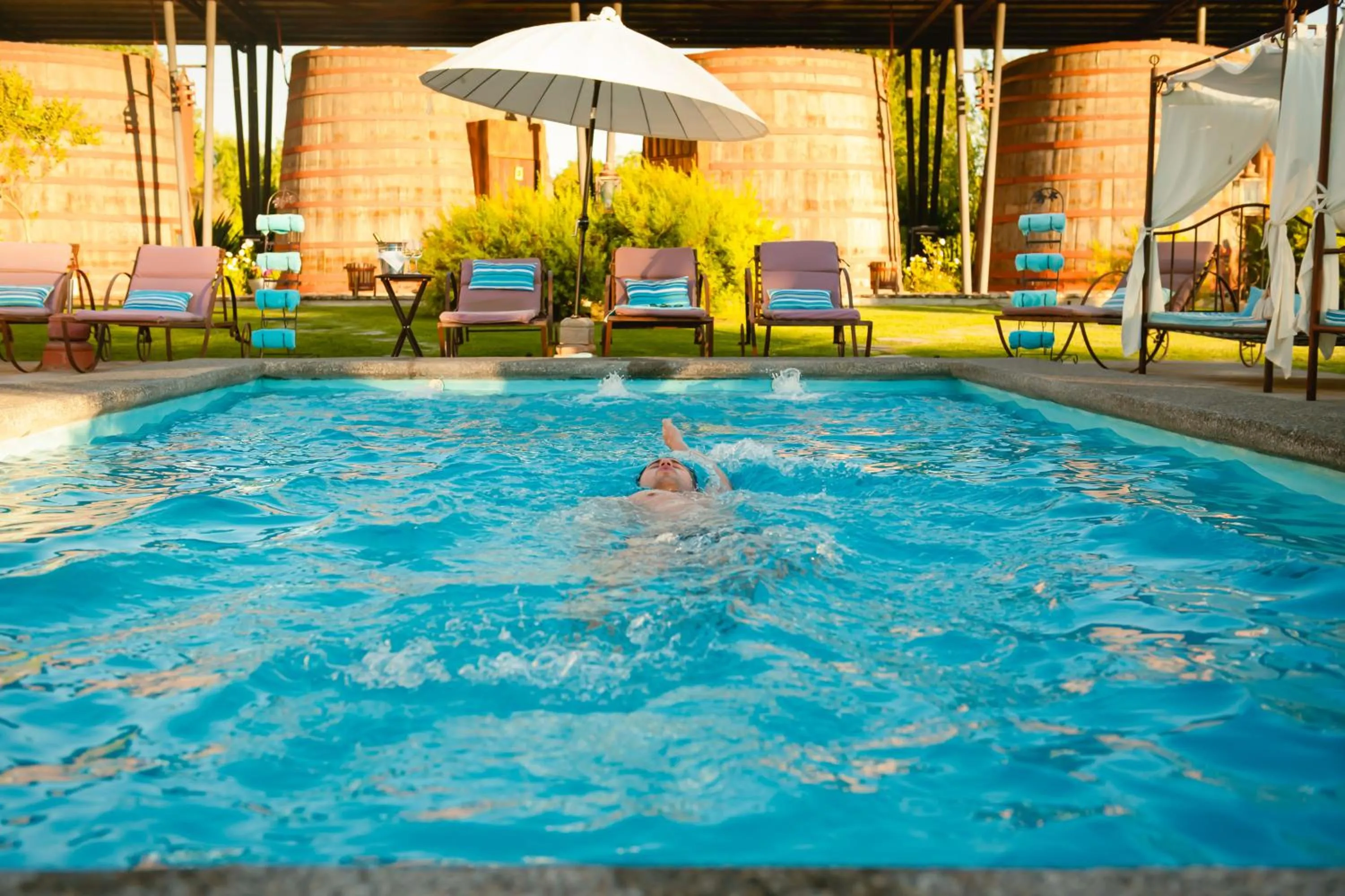 Swimming pool in Cava Colchagua Hotel Boutique