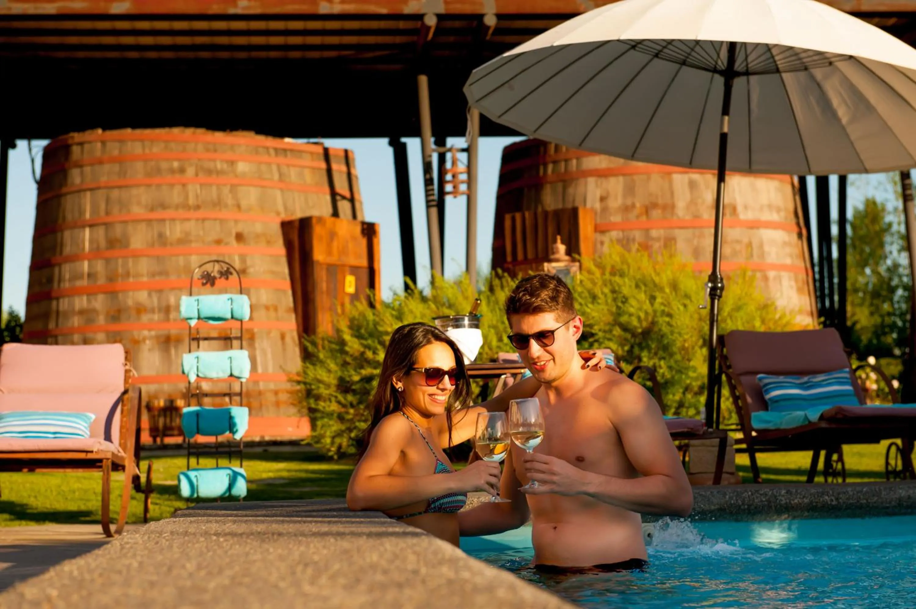 Swimming pool in Cava Colchagua Hotel Boutique
