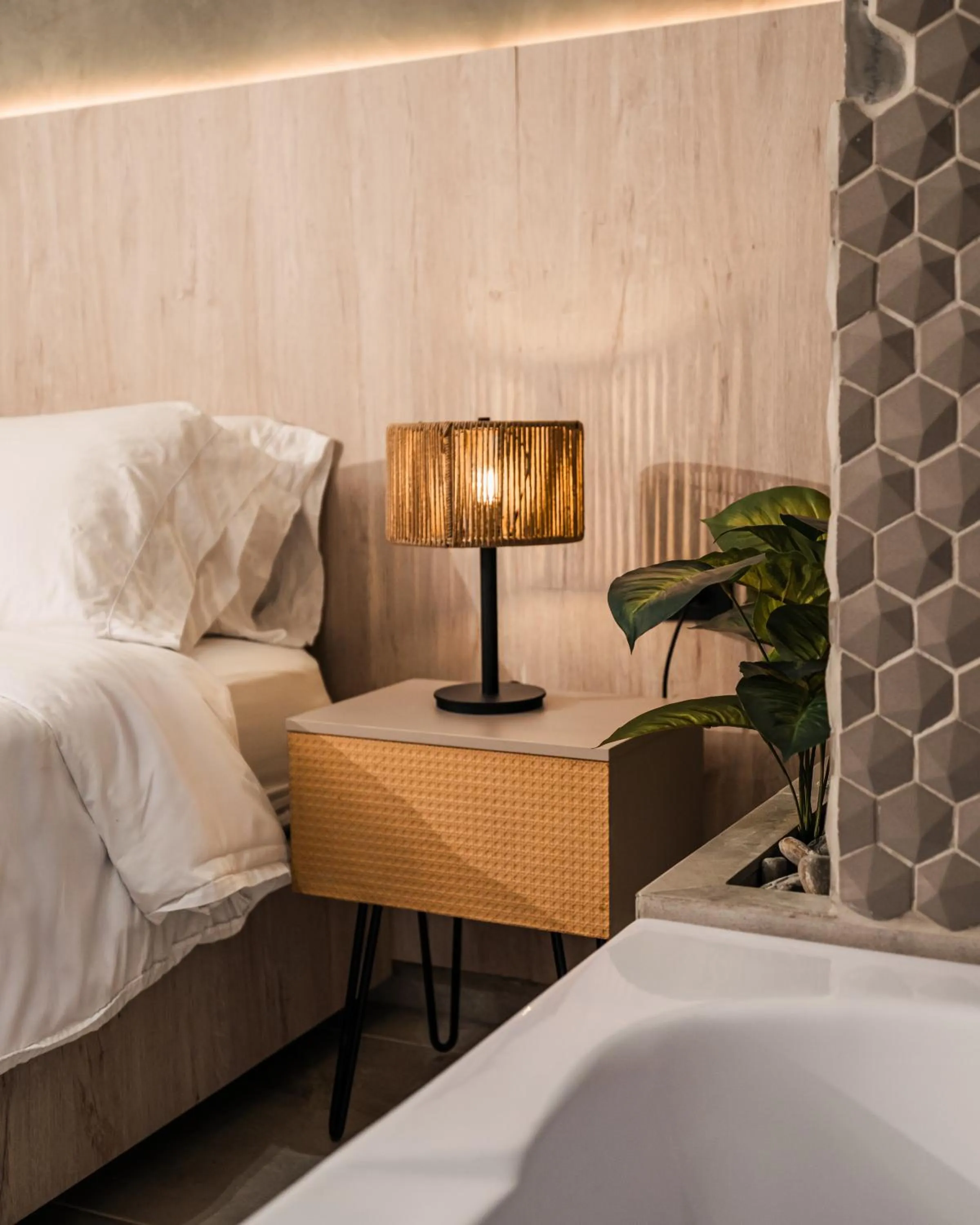 Bed in Sonata 44 Hotel Laureles