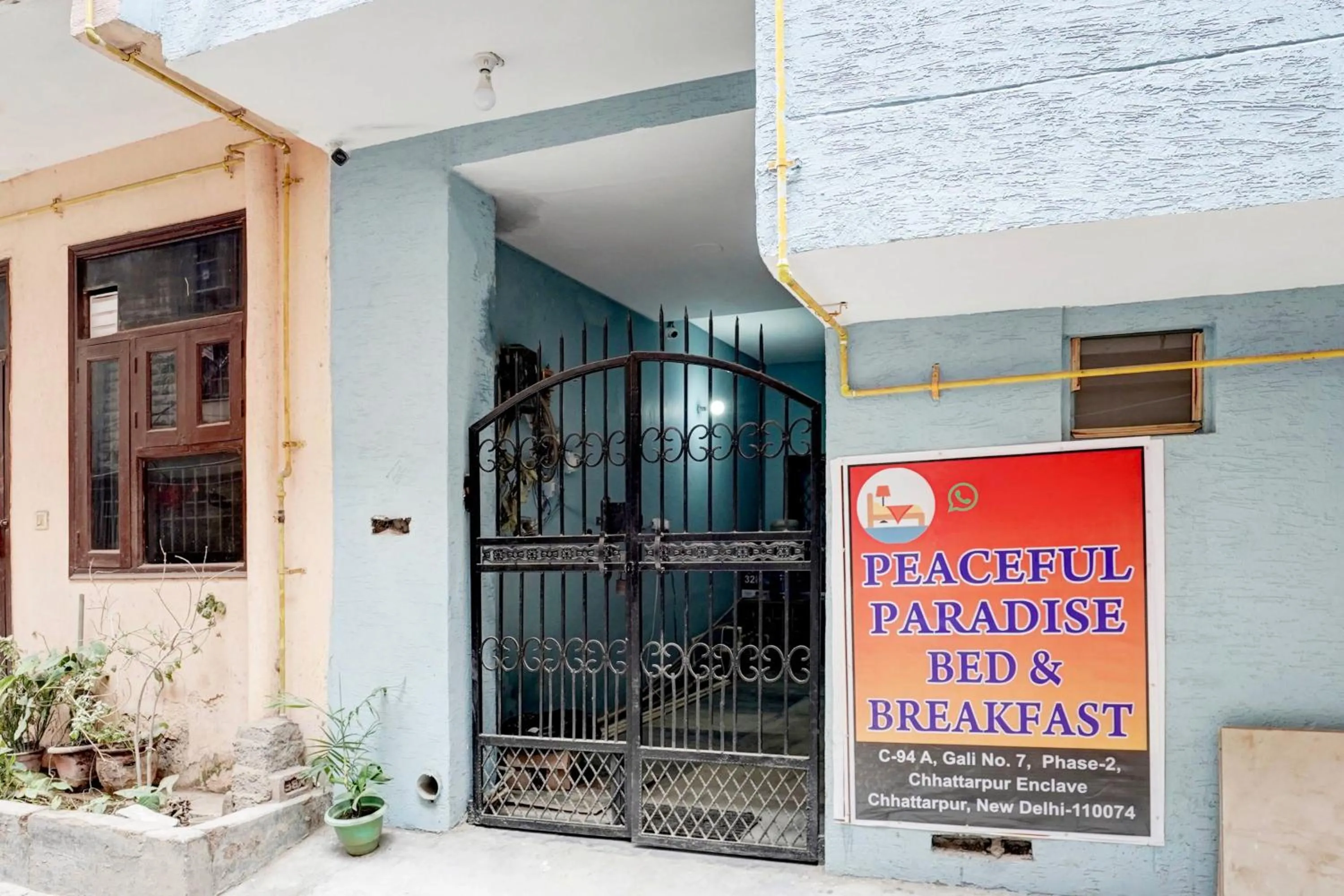 Facade/entrance in Hotel O Peaceful Paradise