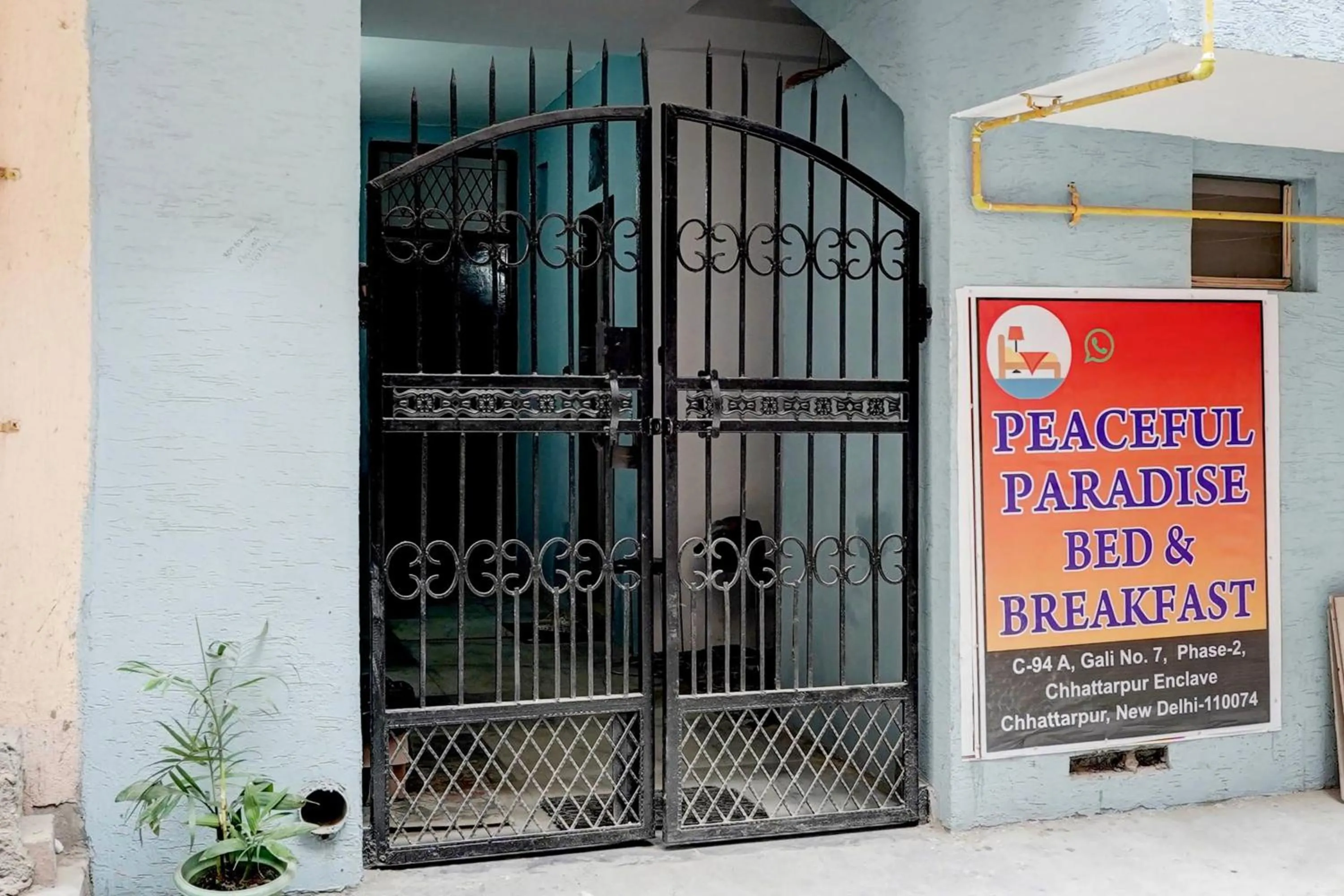 Facade/entrance in Hotel O Peaceful Paradise