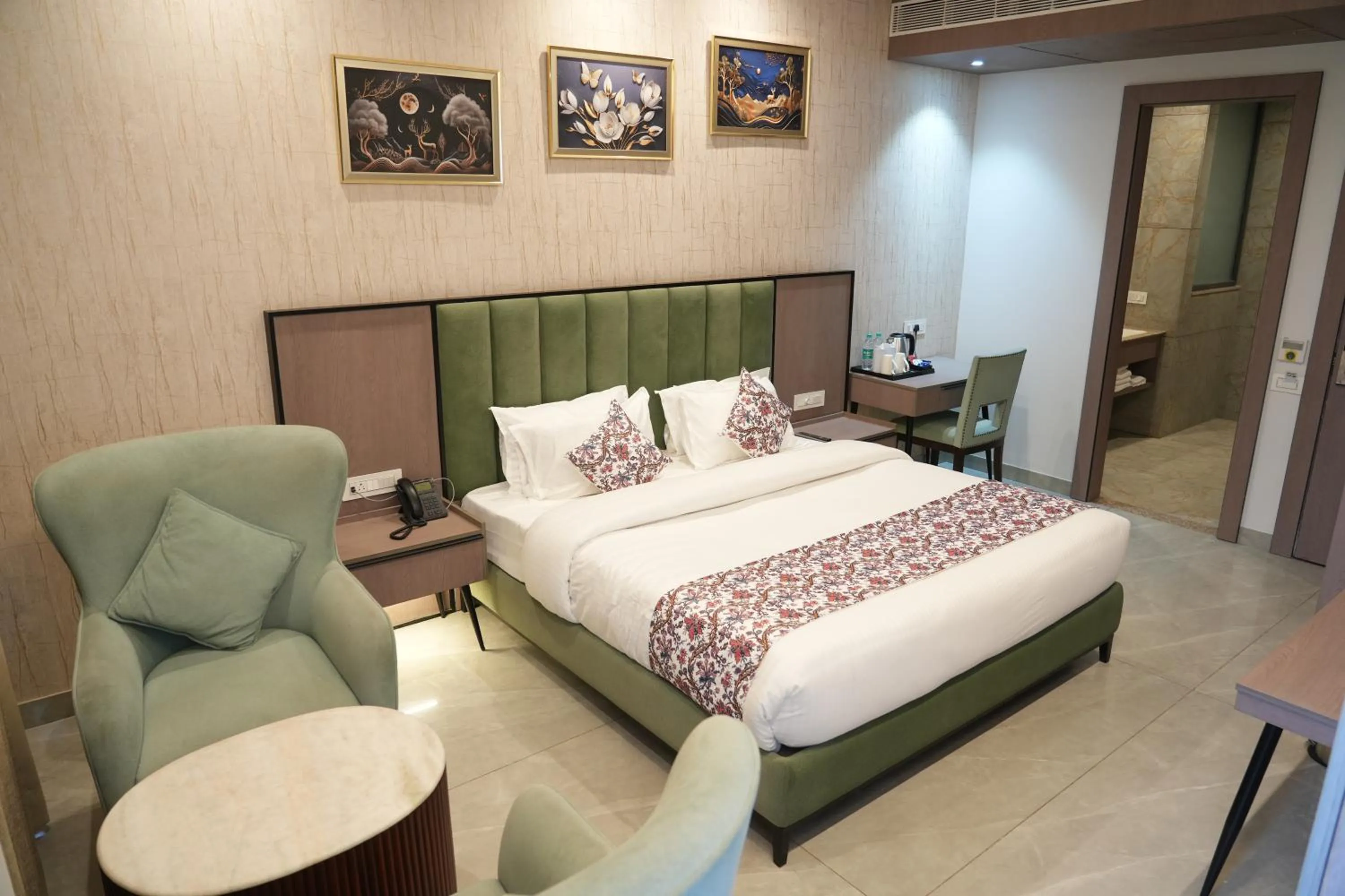 Bed in ACR Luxury Hotel