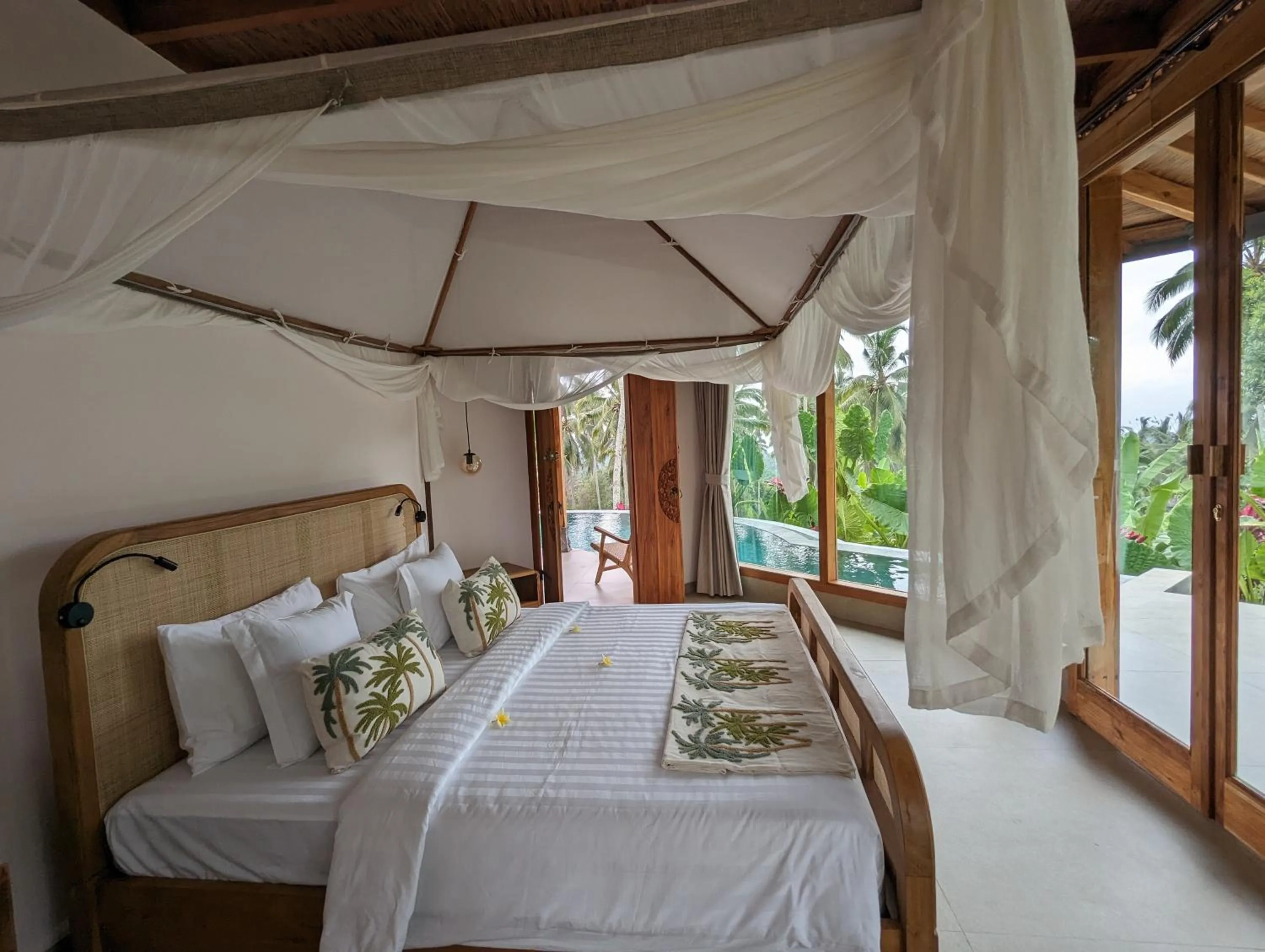 Bedroom, Bed in Puri Dajuma Terrace Eco Lodge & Spa