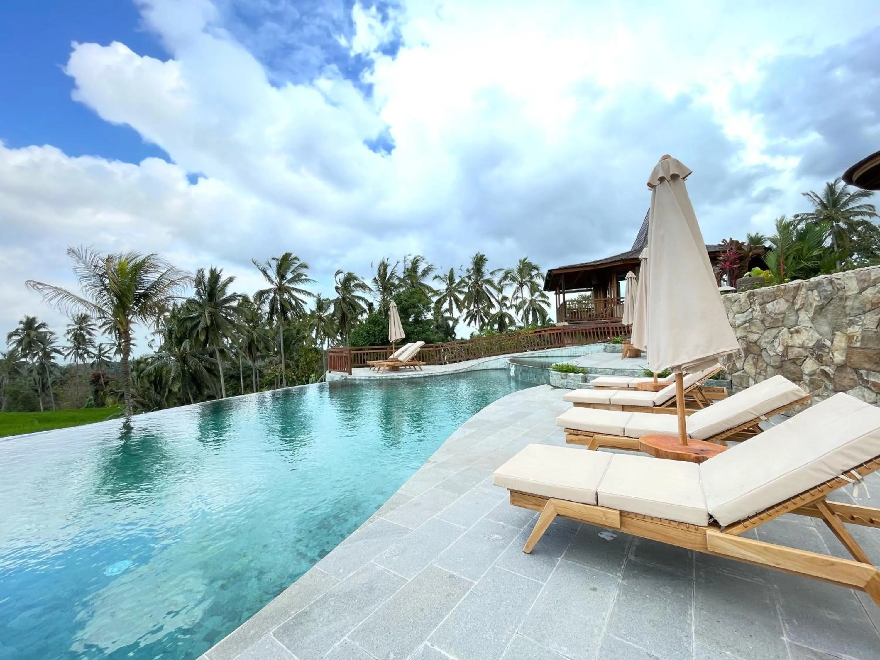 Pool view in Puri Dajuma Terrace Eco Lodge & Spa