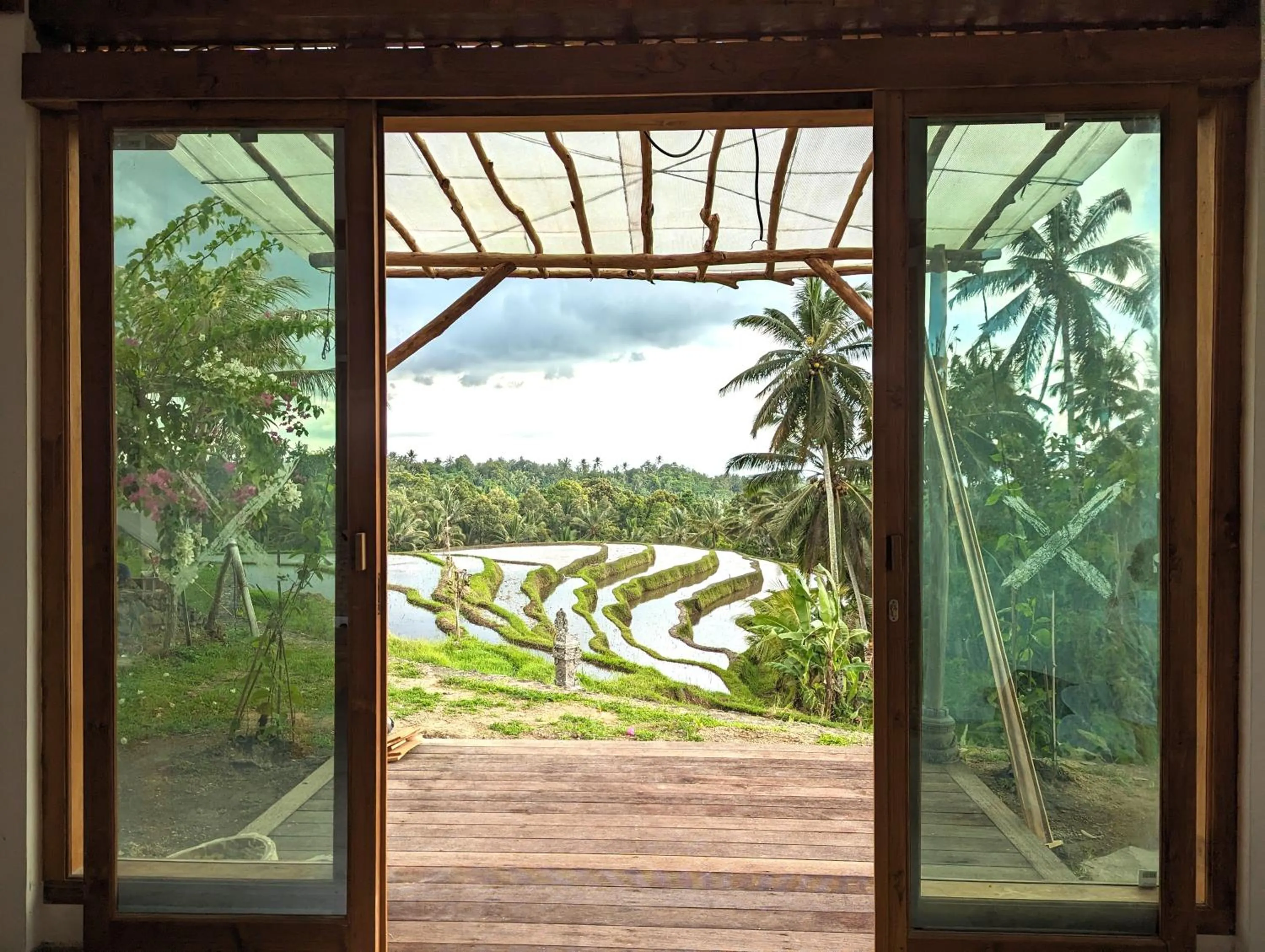 Garden view in Puri Dajuma Terrace Eco Lodge & Spa