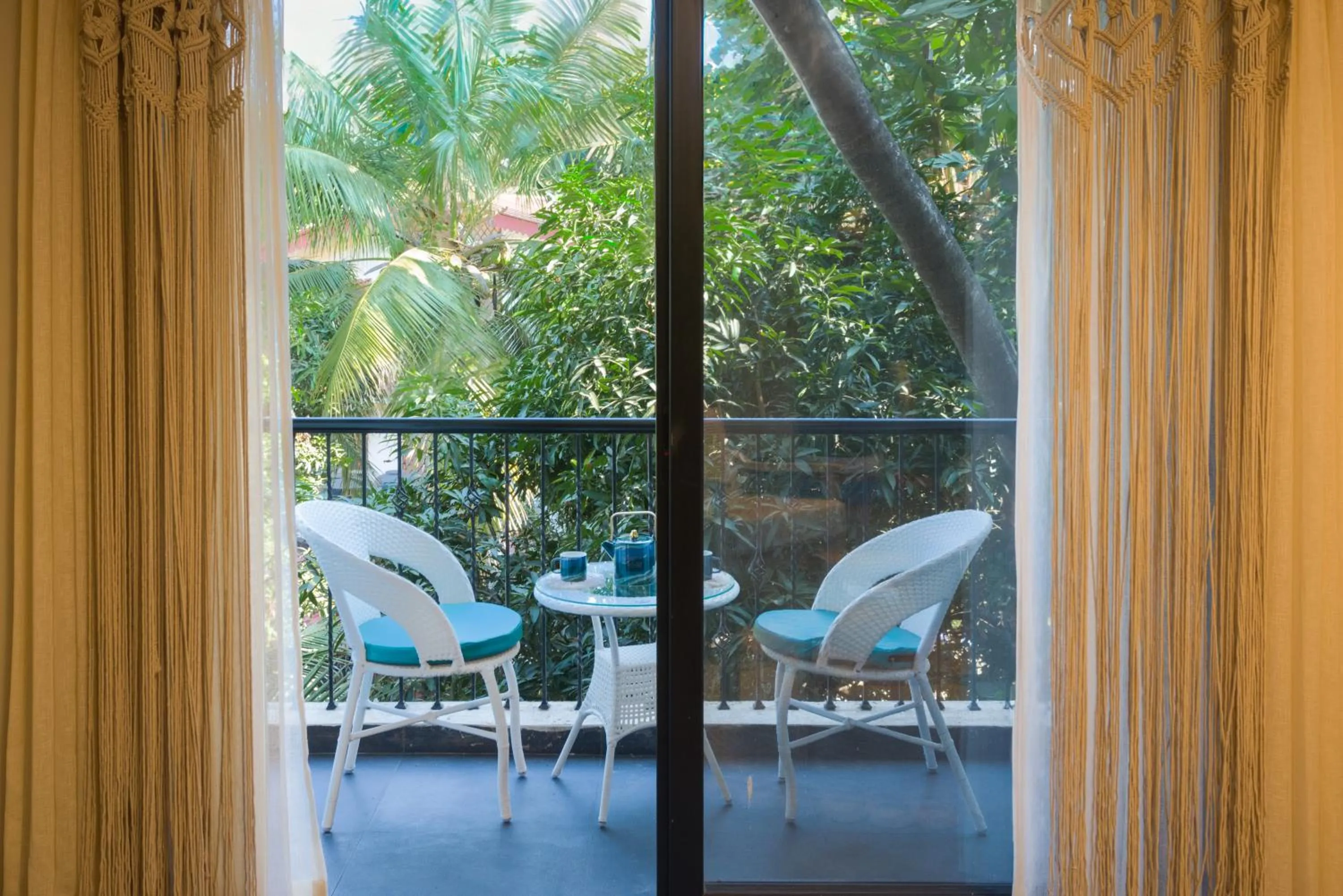 Balcony/Terrace in Etereo Stays, Luxury Premium Apartments Baga, Arpora, Goa