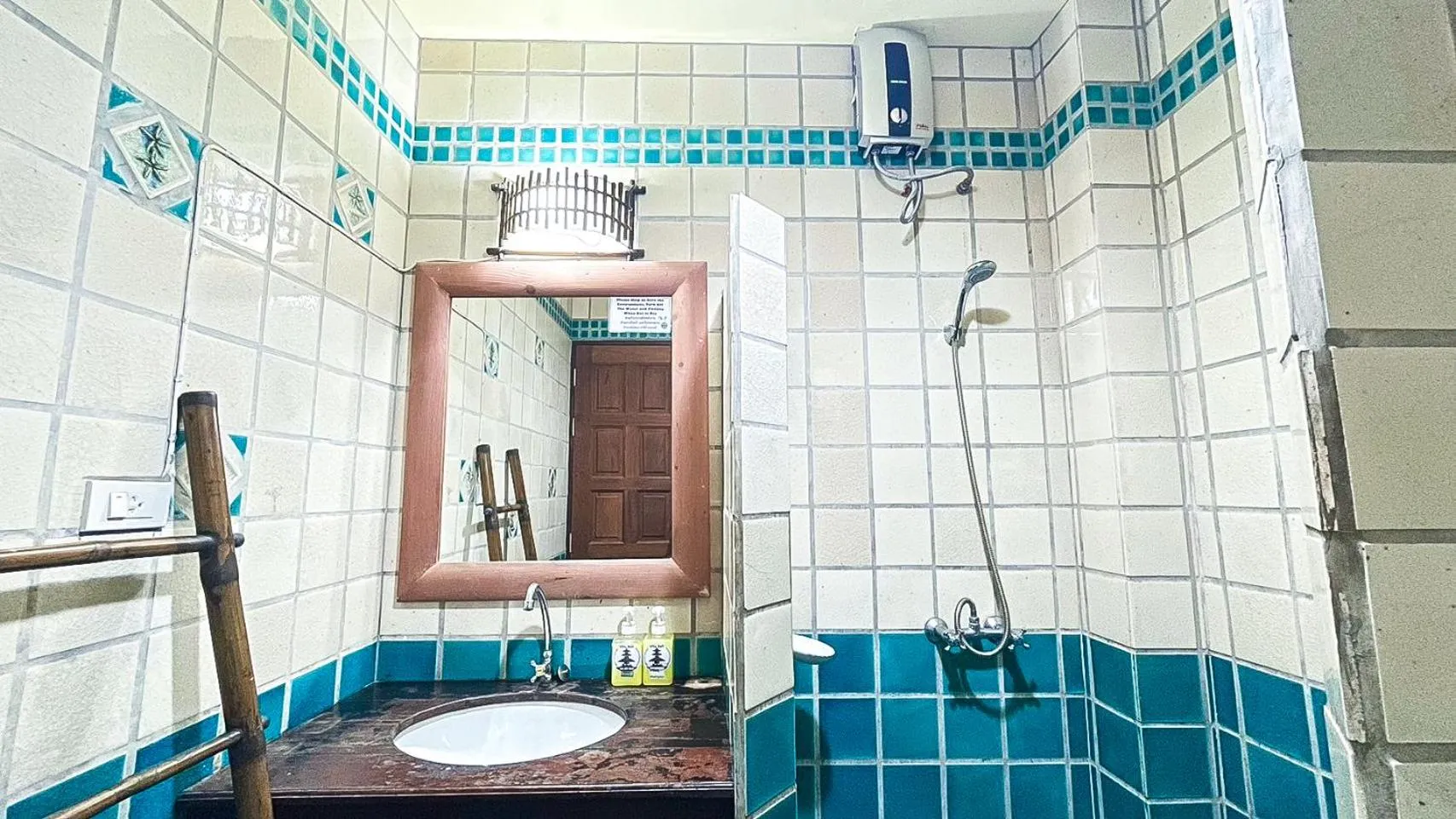 Shower in Villa Bali Eco Resort, Rayong