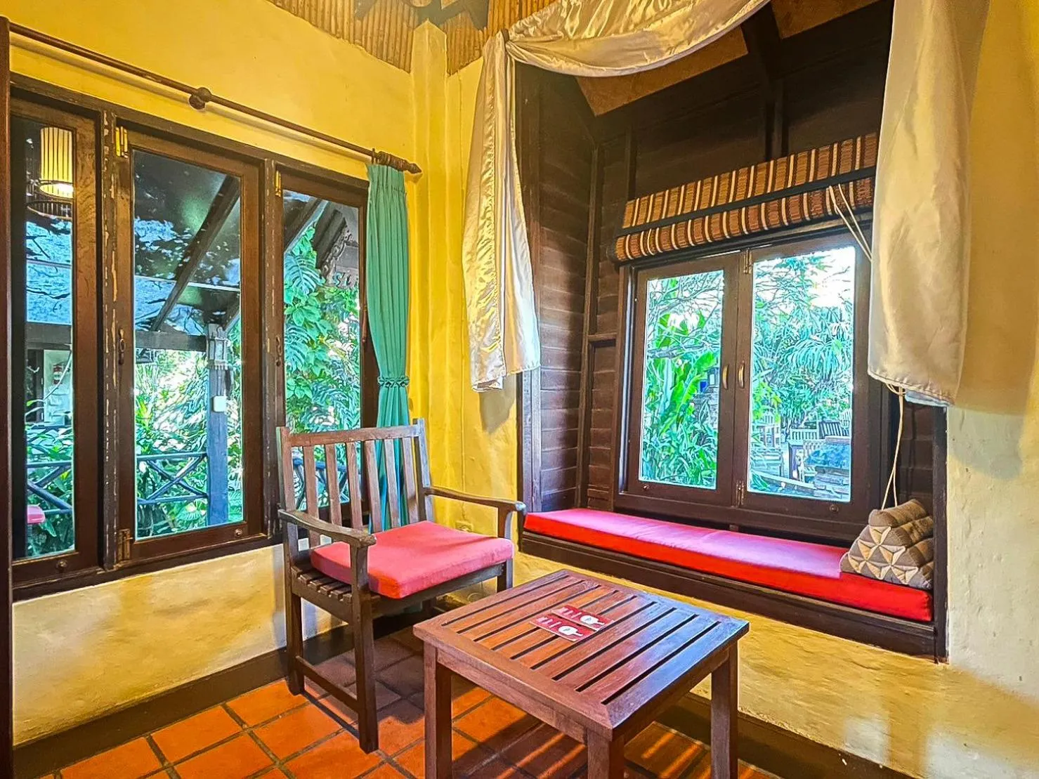 Seating area in Villa Bali Eco Resort, Rayong