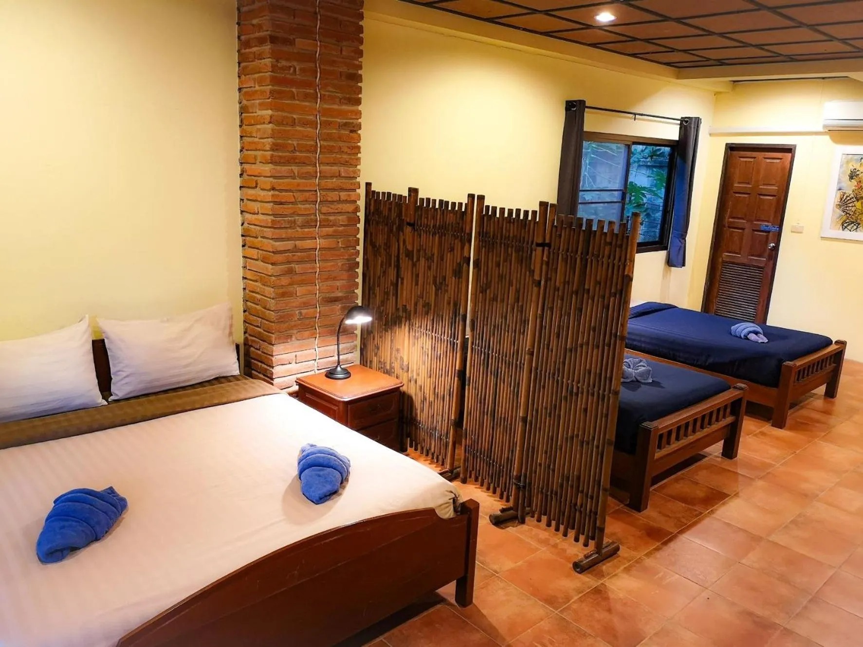 Bed in Villa Bali Eco Resort, Rayong