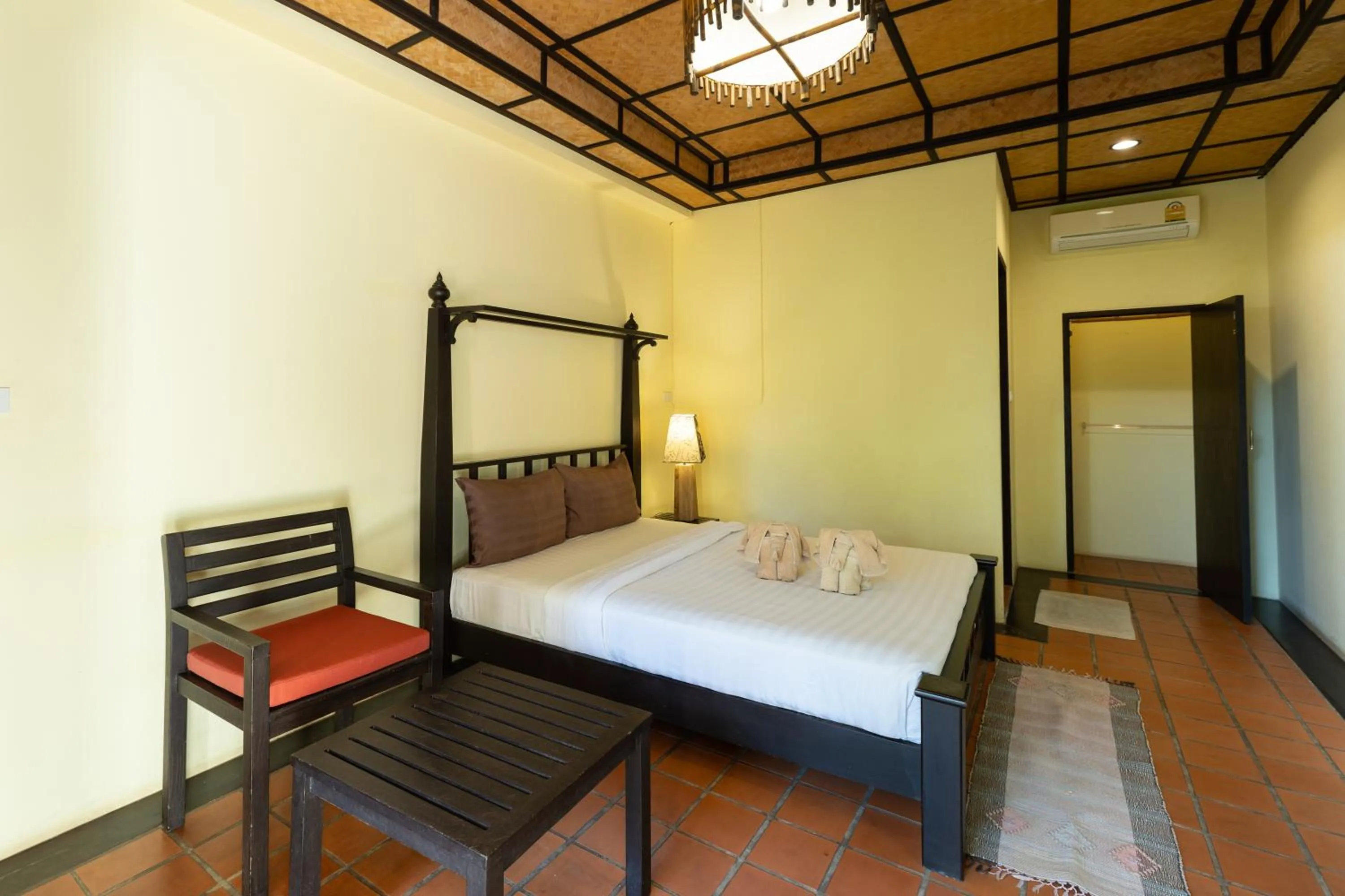 Bed in Villa Bali Eco Resort, Rayong