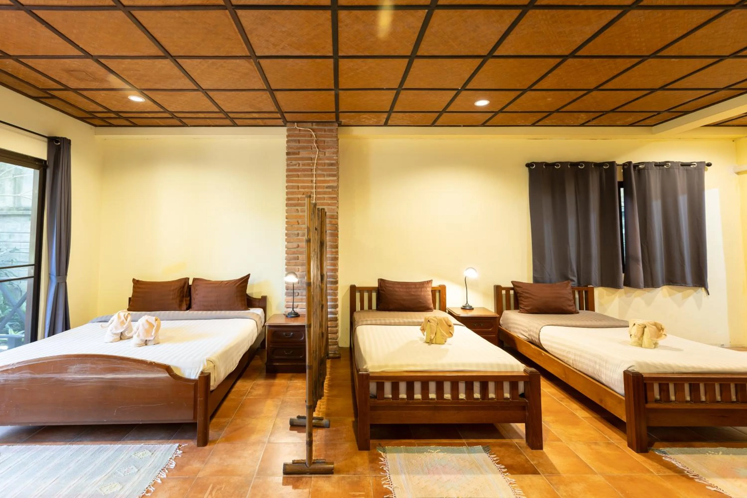 Bed in Villa Bali Eco Resort, Rayong